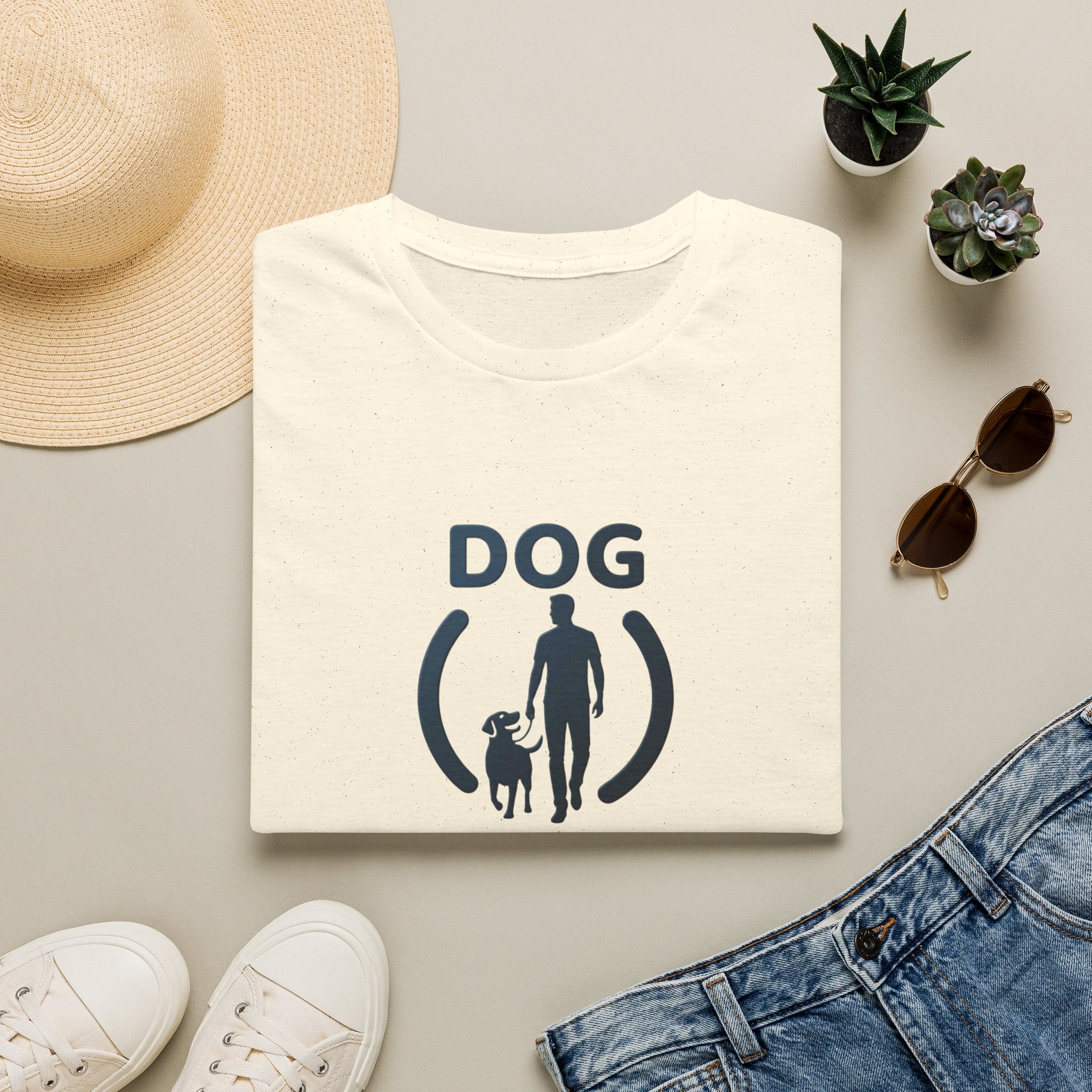 Dog Dad T-Shirt — "DOG DAD4LIFE" Graphic Tee for Dog Lovers