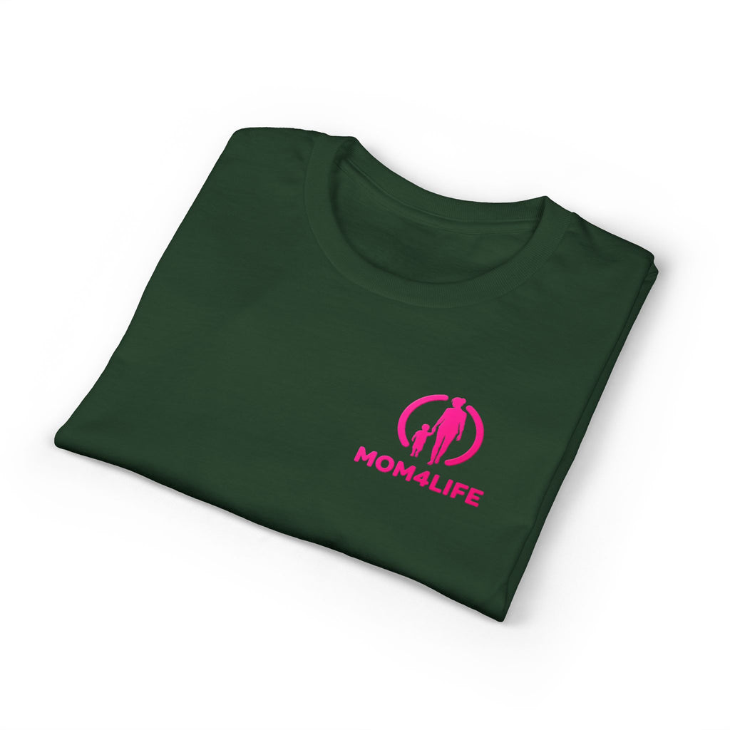 T-shirt « Mom Life » – Tee-shirt graphique silhouette de maman rose