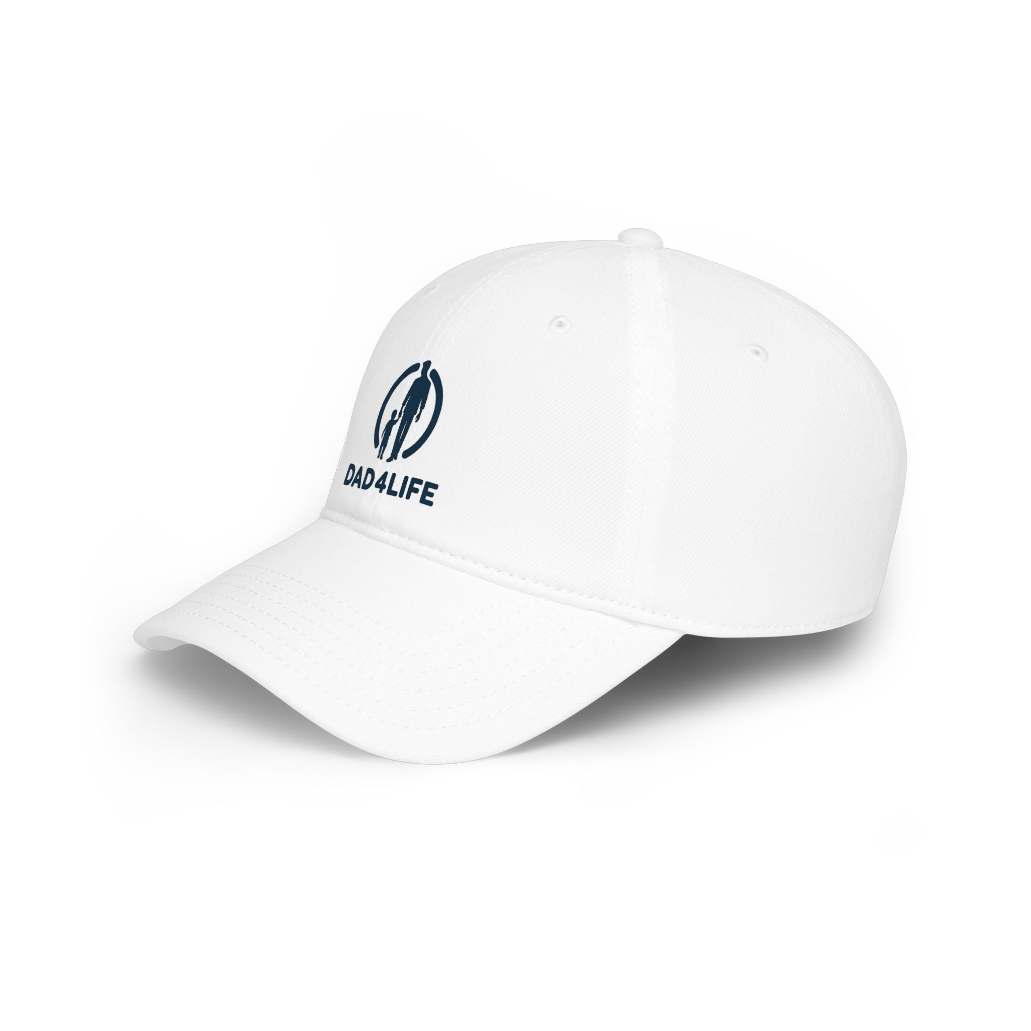 Dad4Life Low Profile Baseball Cap — Father & Child Logo Dad Hat