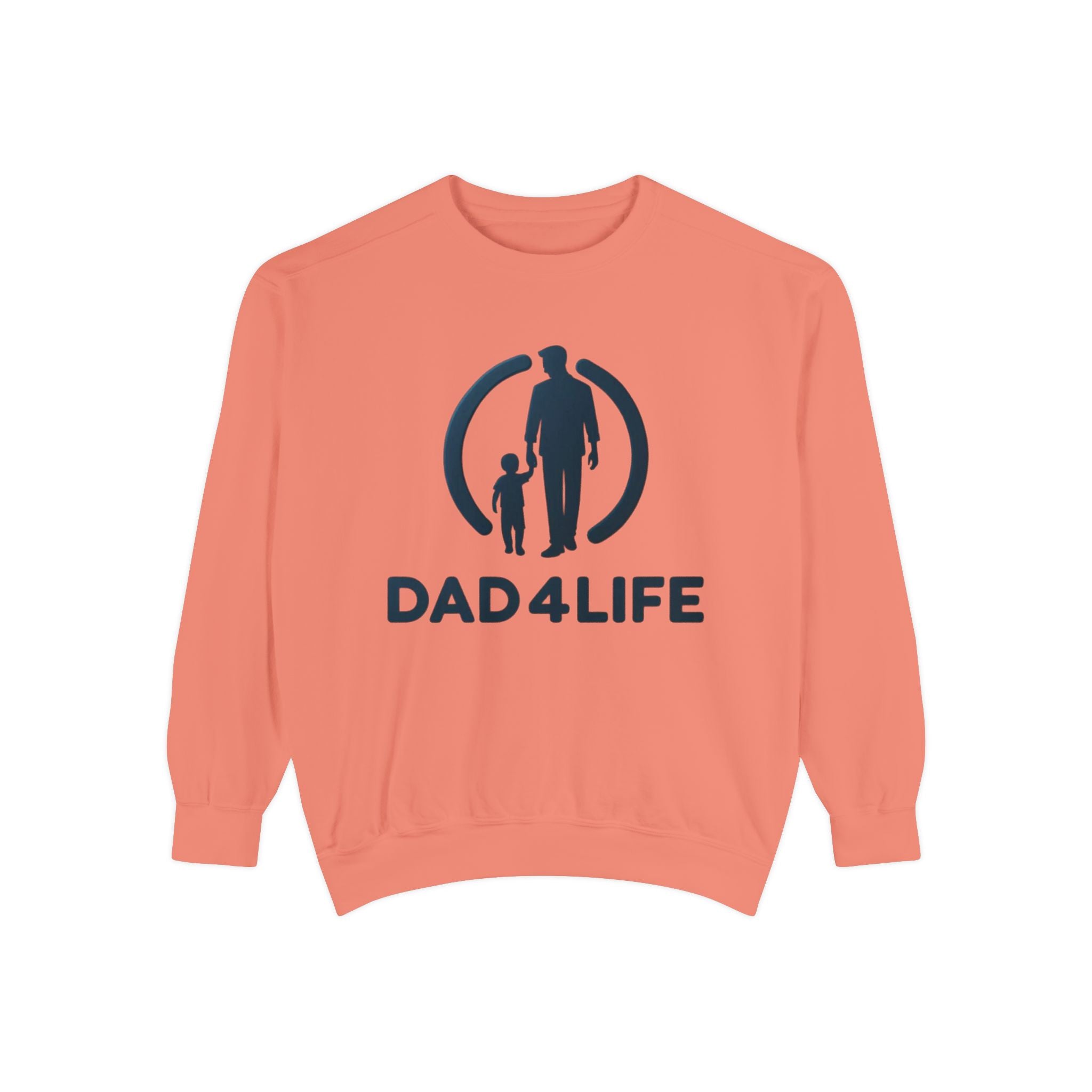 Dad 4 Life Sweatshirt — Father & Son Graphic Crewneck