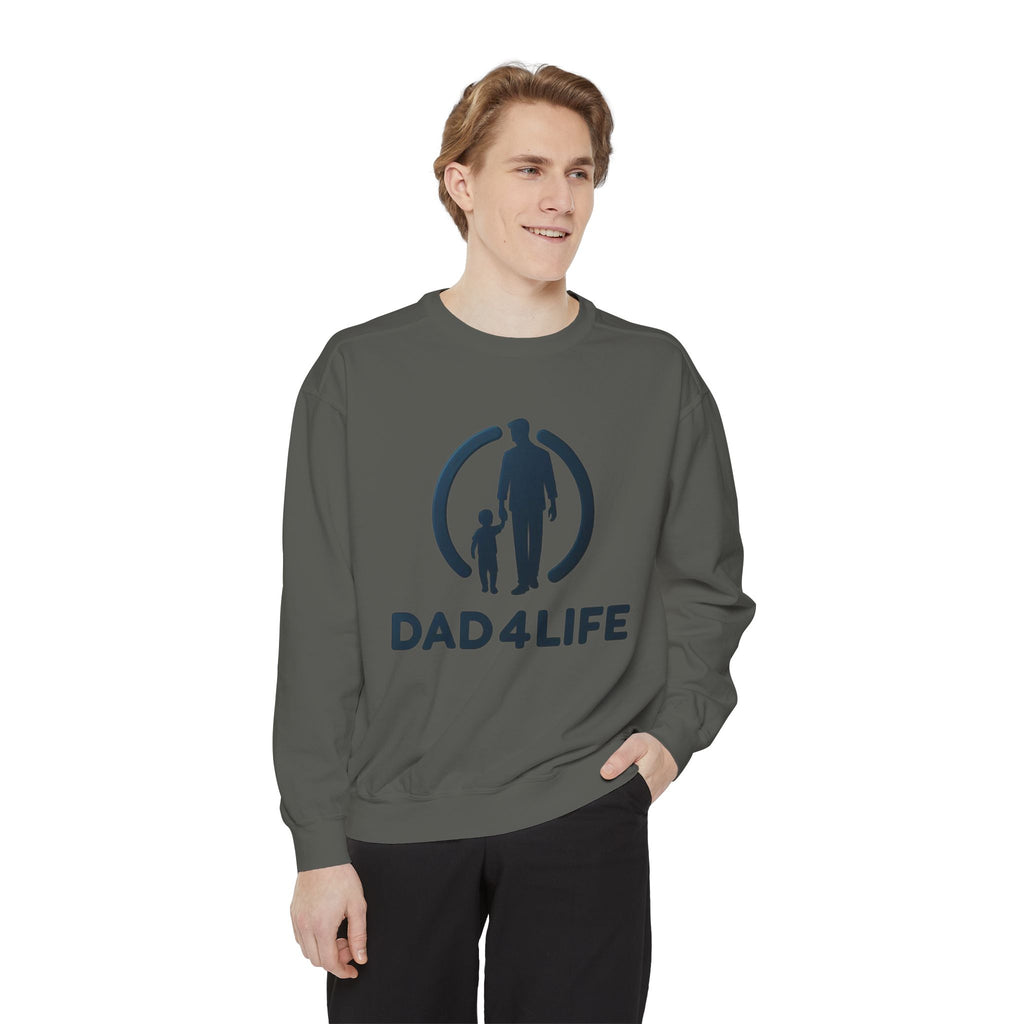 Sudadera Papá de por Vida — Cuello redondo con gráfico para Padre e Hijo