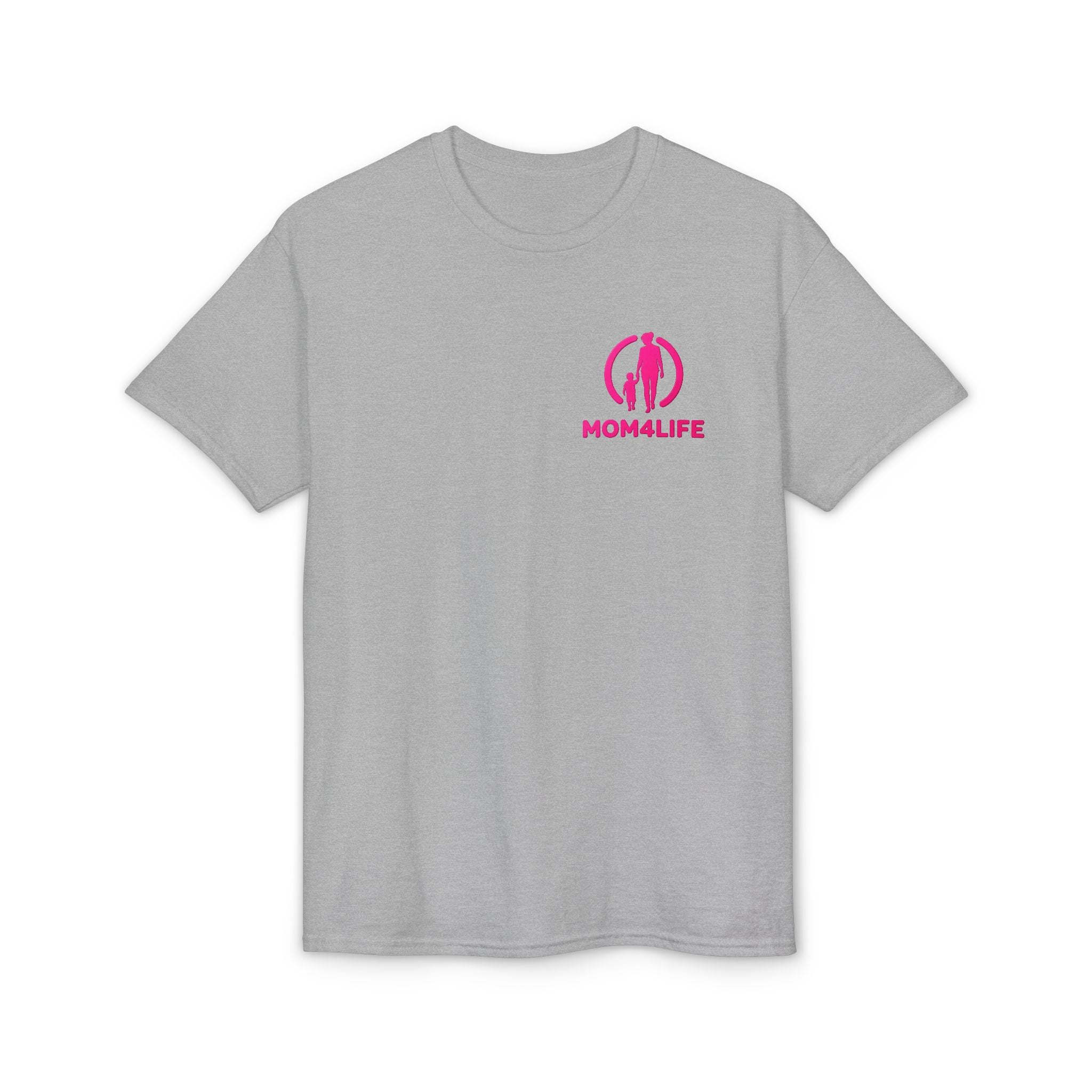 Mom Life T-Shirt – Pink Mom Silhouette Graphic Tee