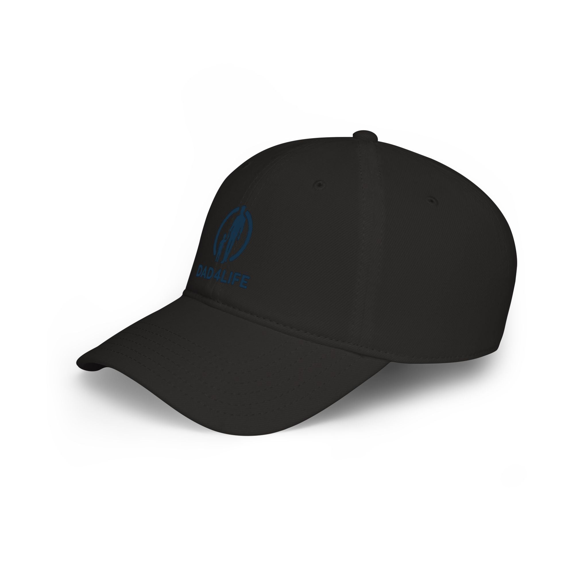 Dad4Life Low Profile Baseball Cap — Father & Child Logo Dad Hat