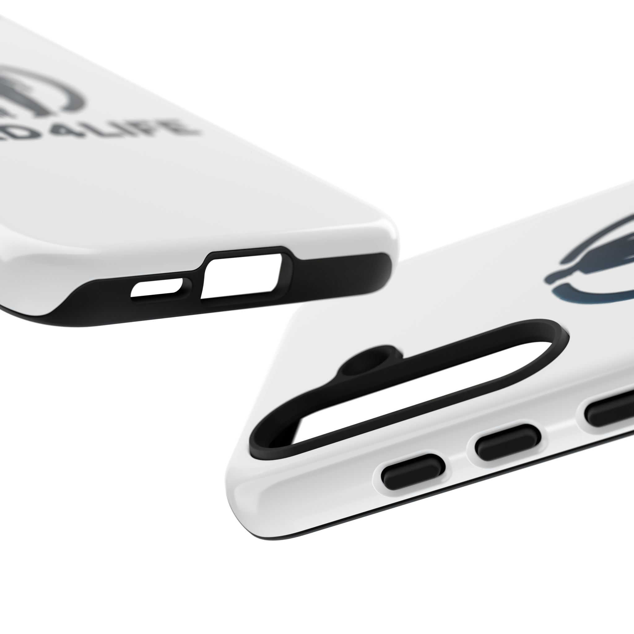 Funda protectora para teléfono Dad4Life — Funda protectora con silueta de padre e hijo