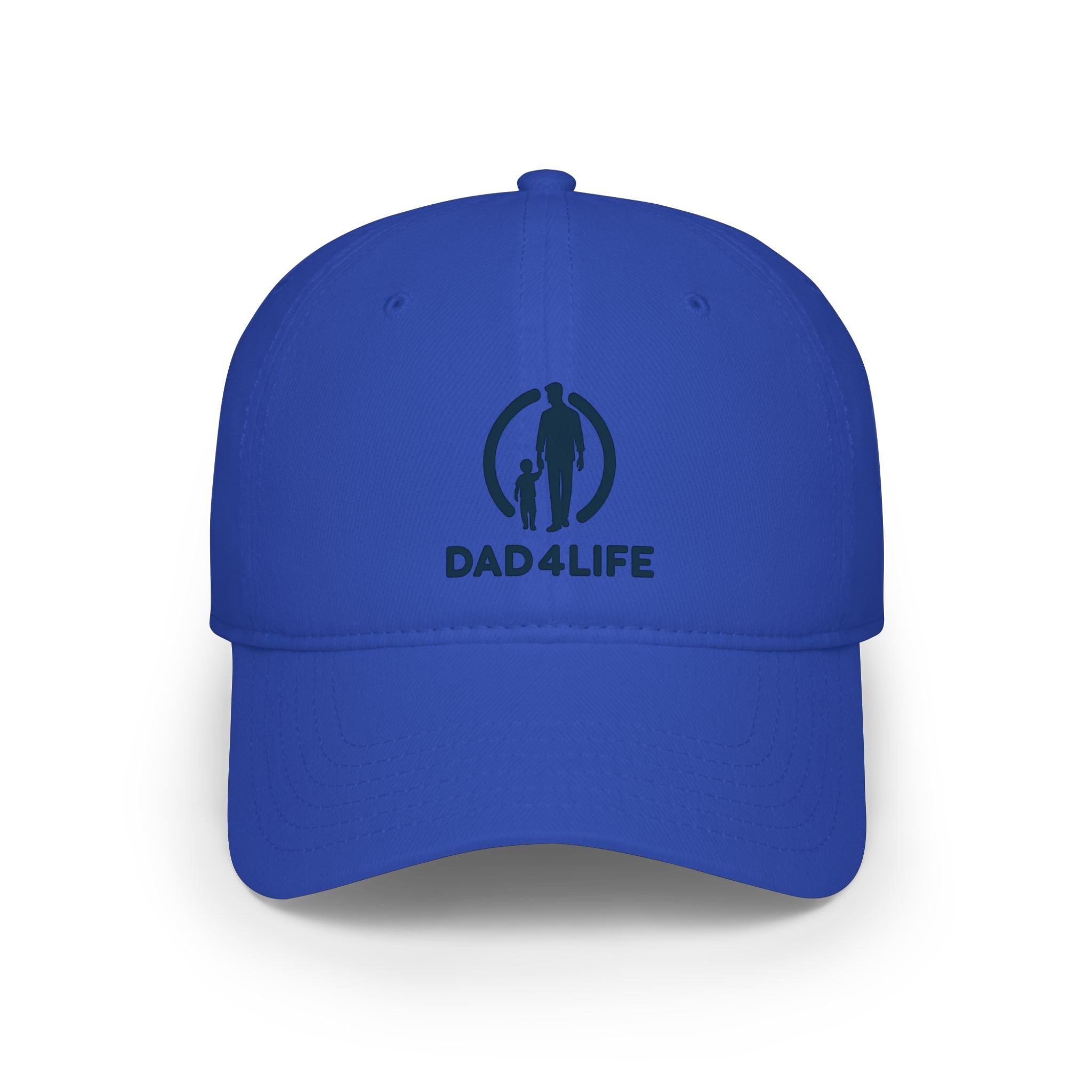 Dad4Life Low Profile Baseball Cap — Father & Child Logo Dad Hat