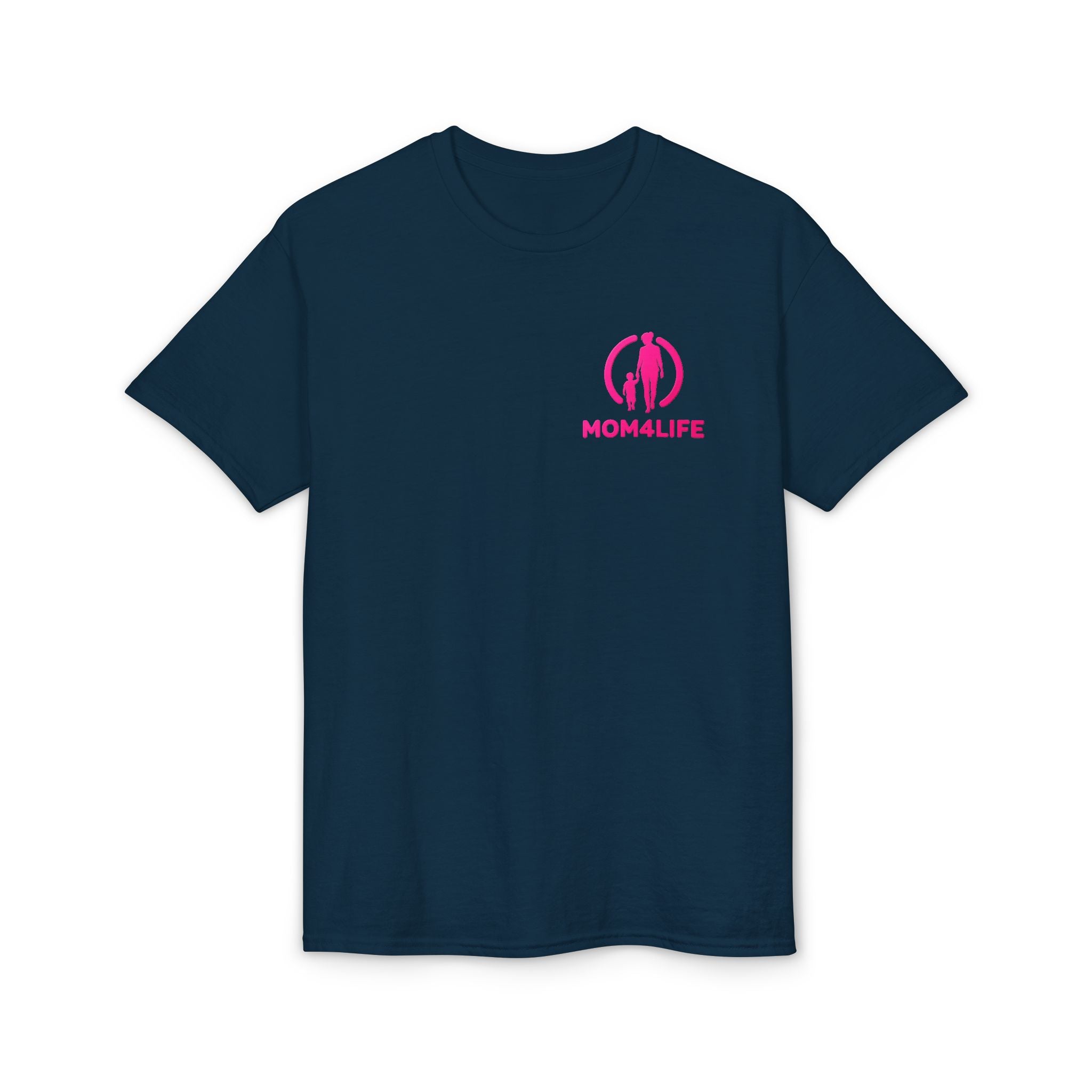 Mom Life T-Shirt – Pink Mom Silhouette Graphic Tee