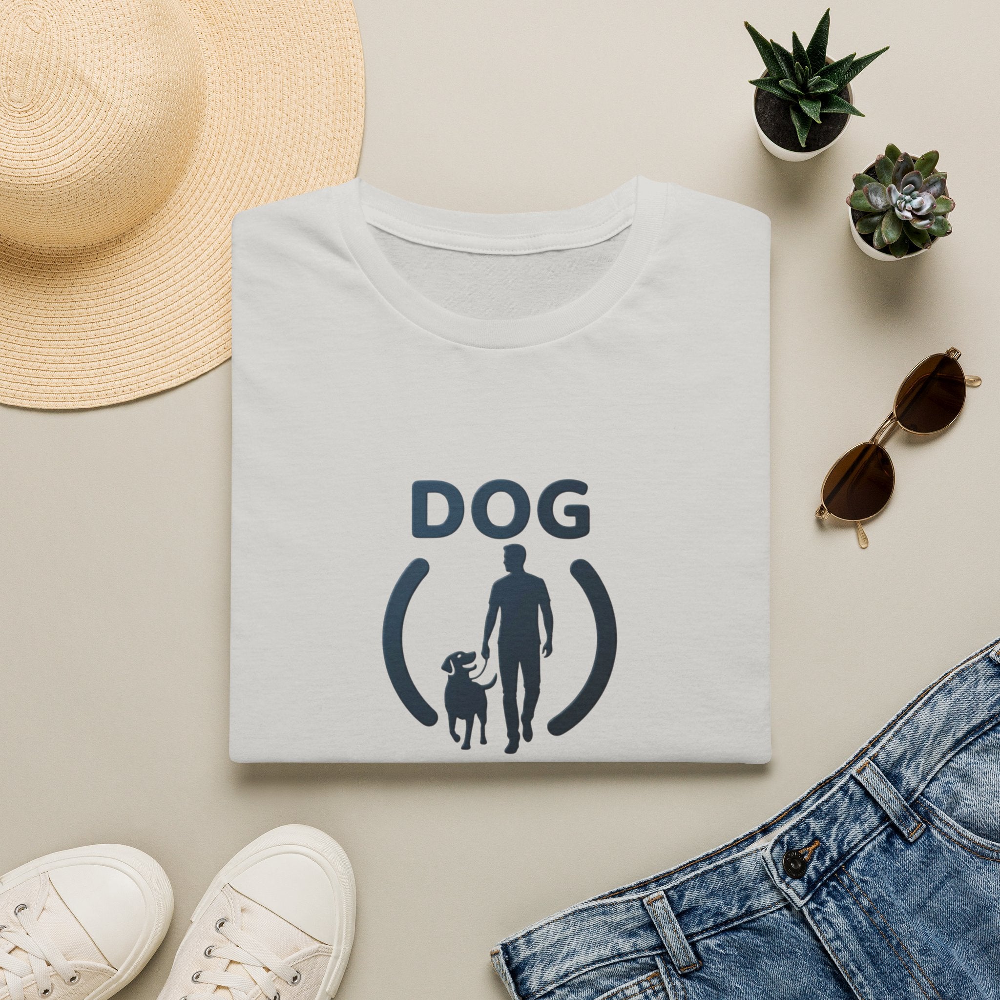 Dog Dad T-Shirt — "DOG DAD4LIFE" Graphic Tee for Dog Lovers
