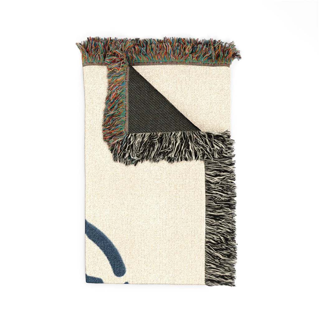 Dad 4 Life Woven Blanket — Father & Child Throw, Perfect Father's Day Gift