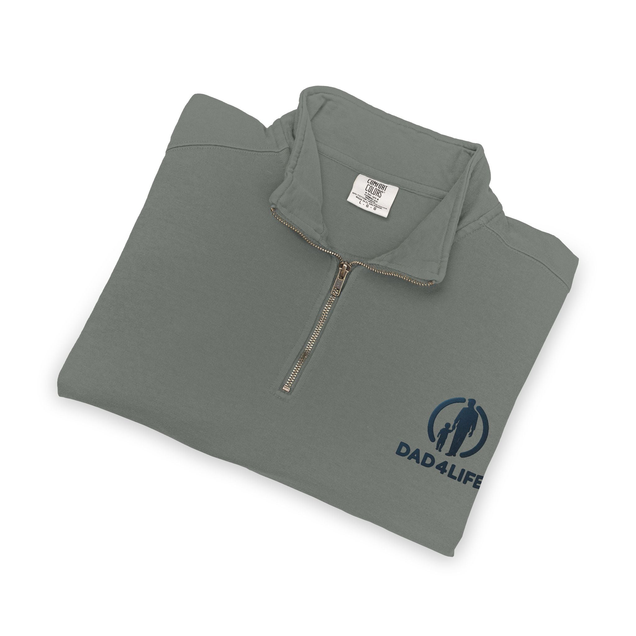Quarter-Zip Sweatshirt — Bad-Lives Logo Pullover