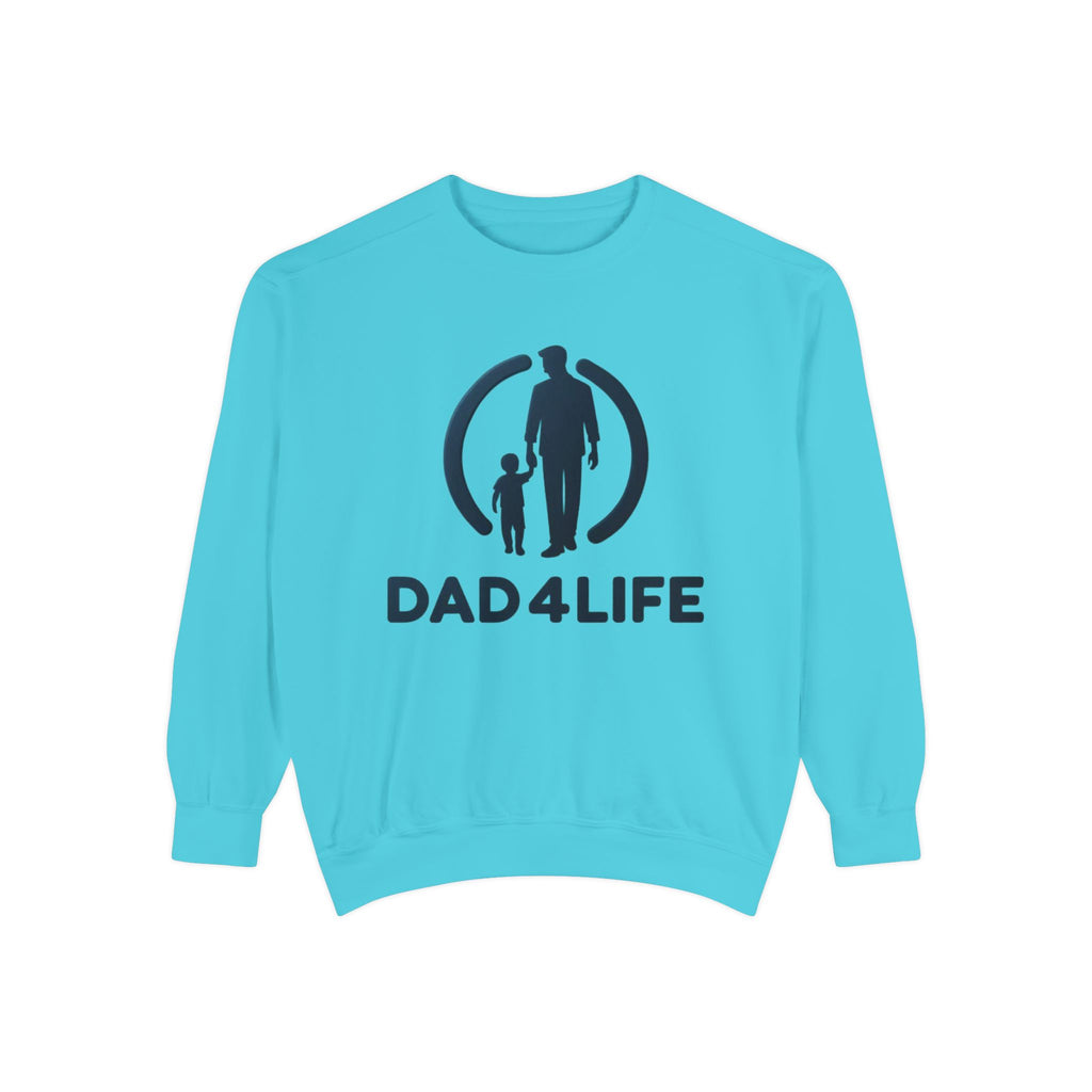 Sudadera Papá de por Vida — Cuello redondo con gráfico para Padre e Hijo