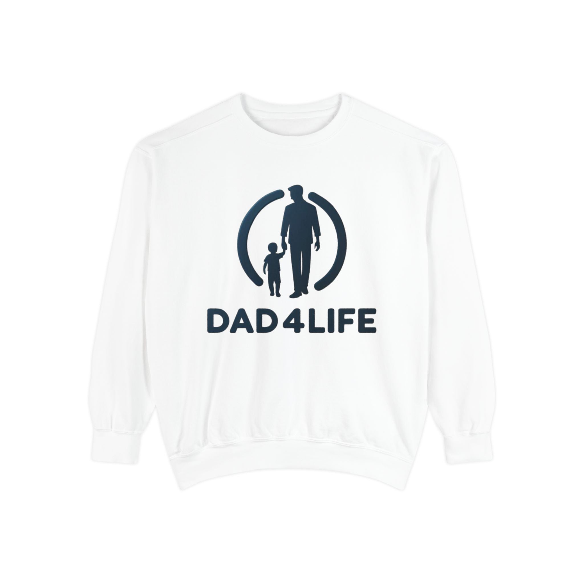 Dad 4 Life Sweatshirt — Father & Son Graphic Crewneck