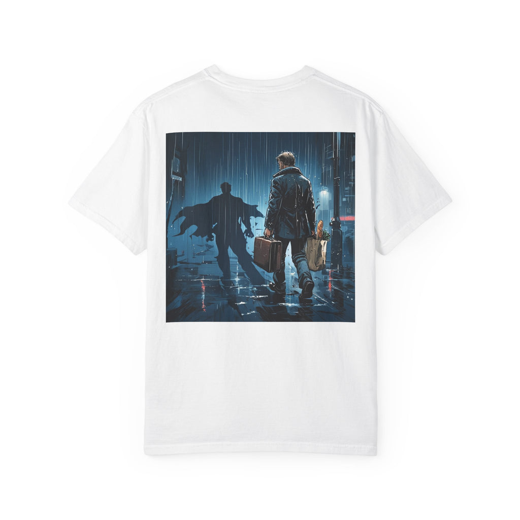 T-Shirt — DAD 4 LIFE Father’s Day Tee with Hero Shadow Back Graphic