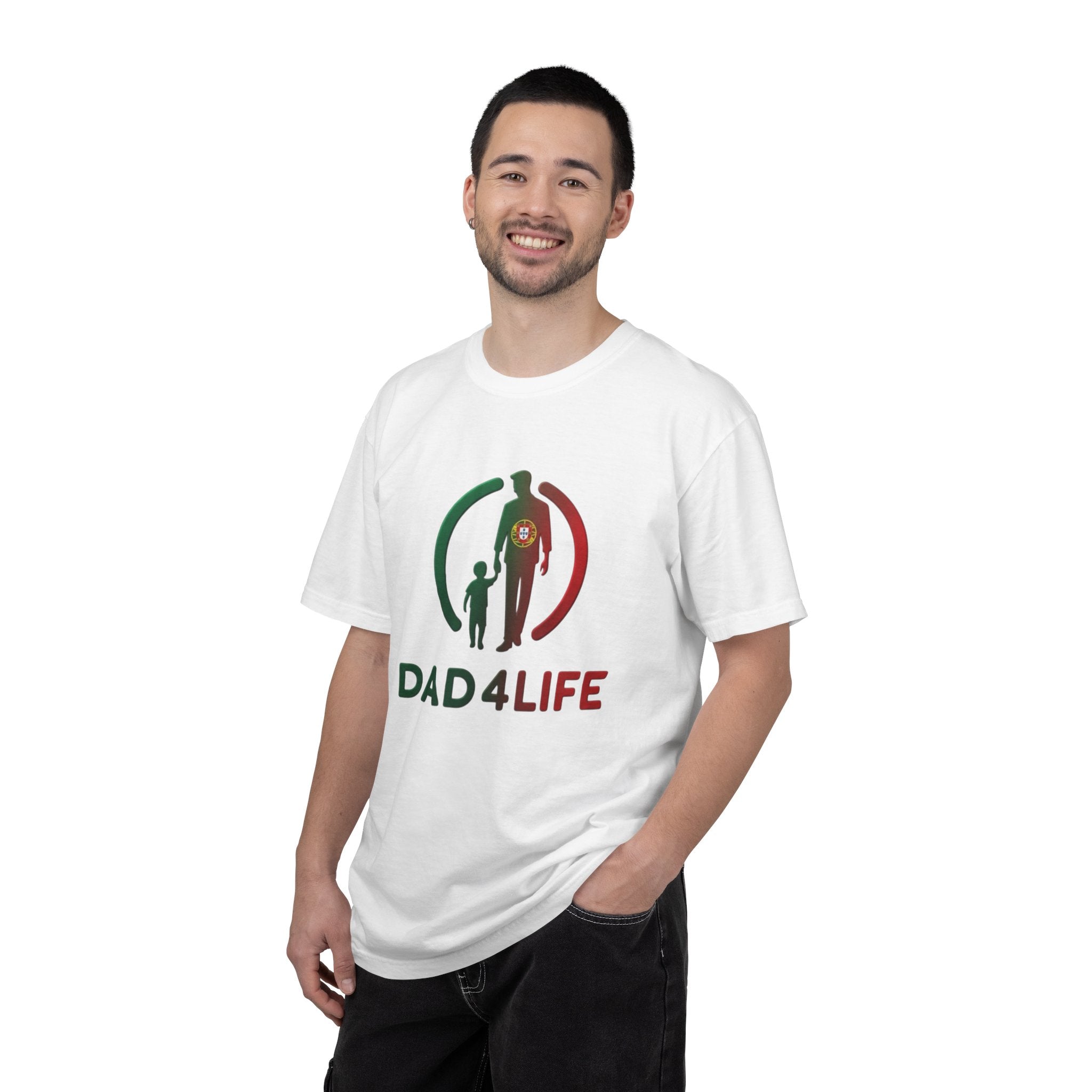 Dad 4 Life T-Shirt — Father & Son Silhouette Graphic Tee
