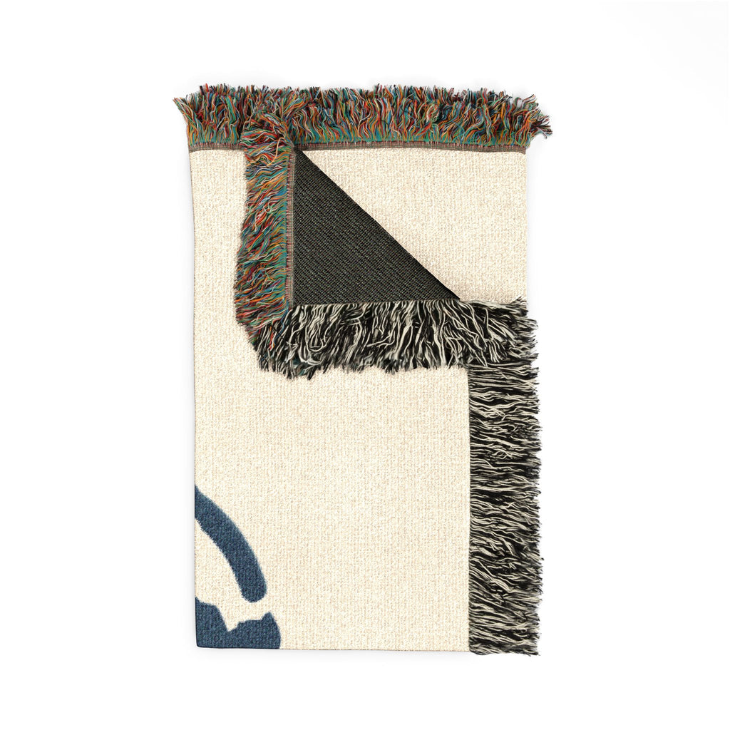 Dad 4 Life Woven Blanket — Father & Child Throw, Perfect Father's Day Gift