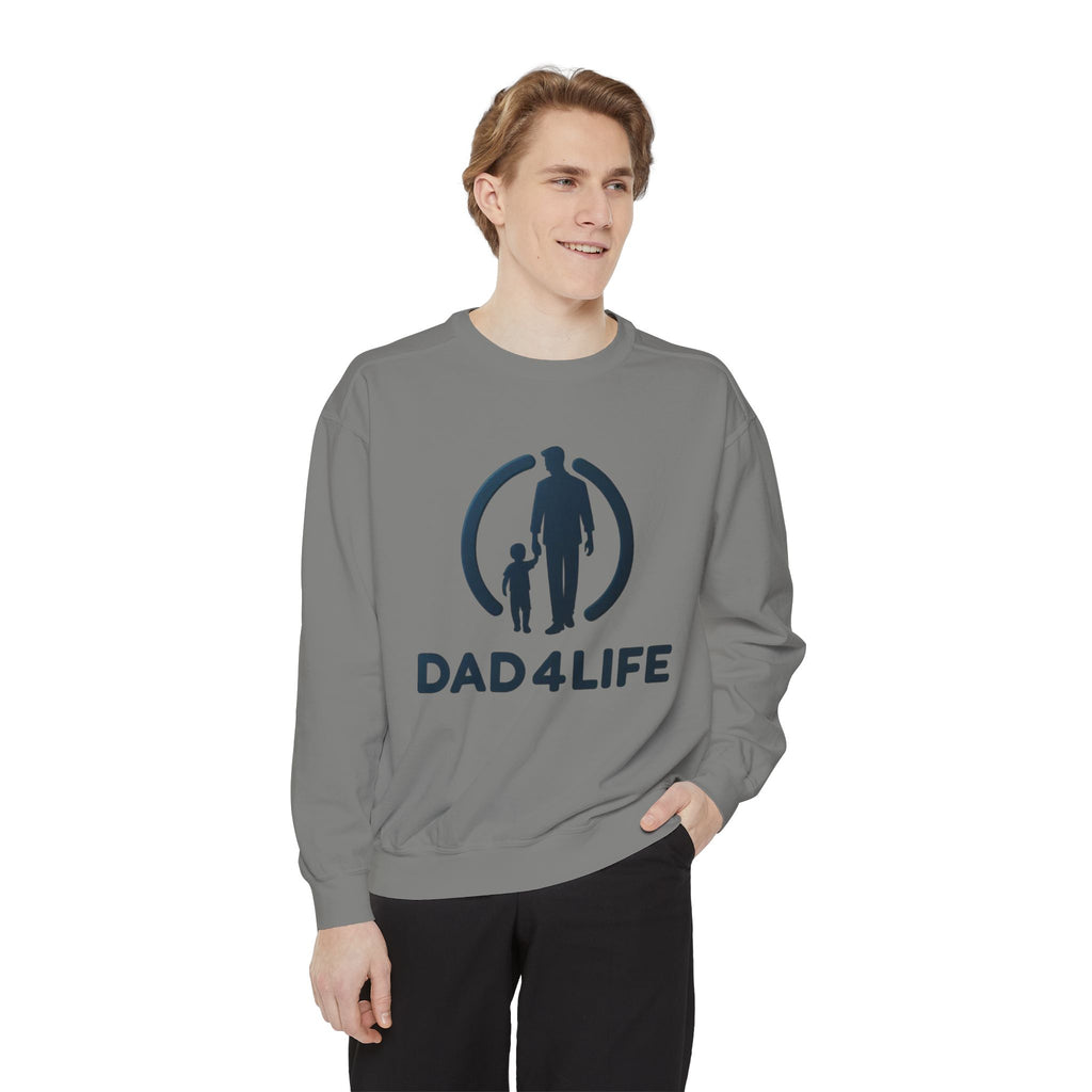 Sudadera Papá de por Vida — Cuello redondo con gráfico para Padre e Hijo