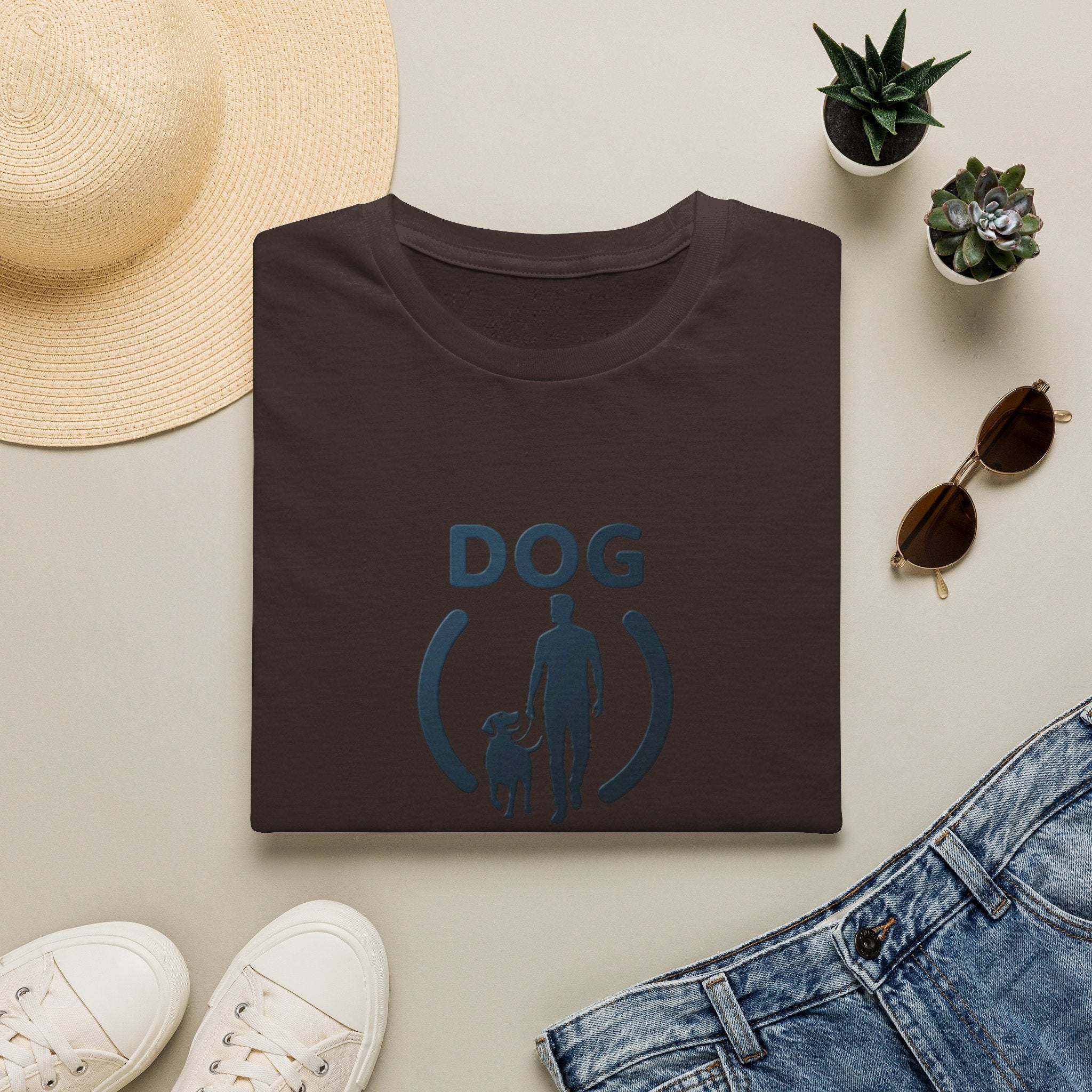 Dog Dad T-Shirt — "DOG DAD4LIFE" Graphic Tee for Dog Lovers