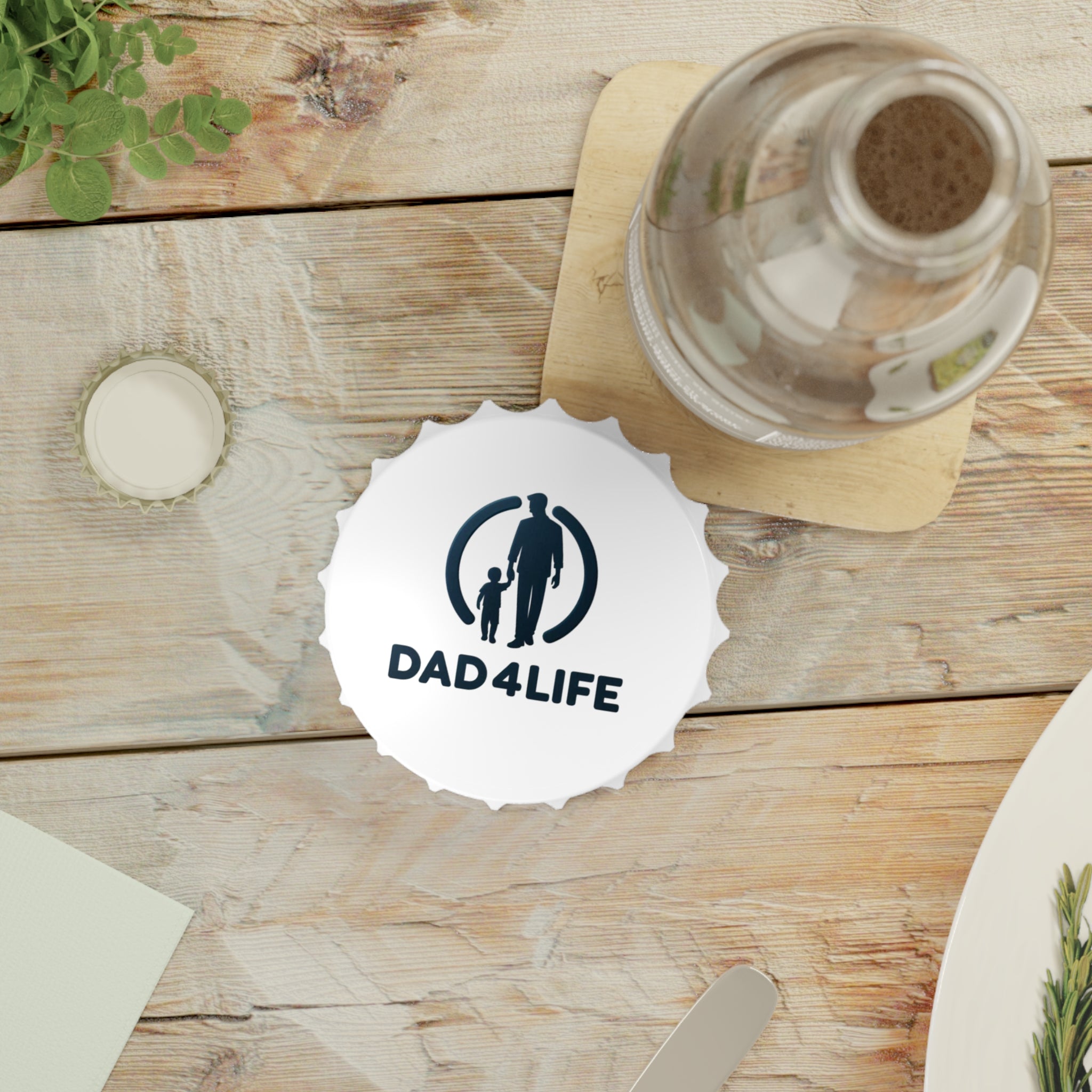 Dad4Life Bottle Opener — Father’s Day Beer Opener, Dad Gift