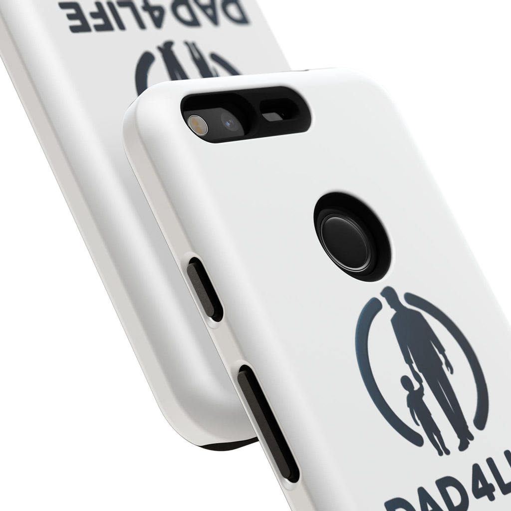 Coque de Téléphone Robuste PapaPourLaVie — Coque de Protection Silhouette Père et Fils