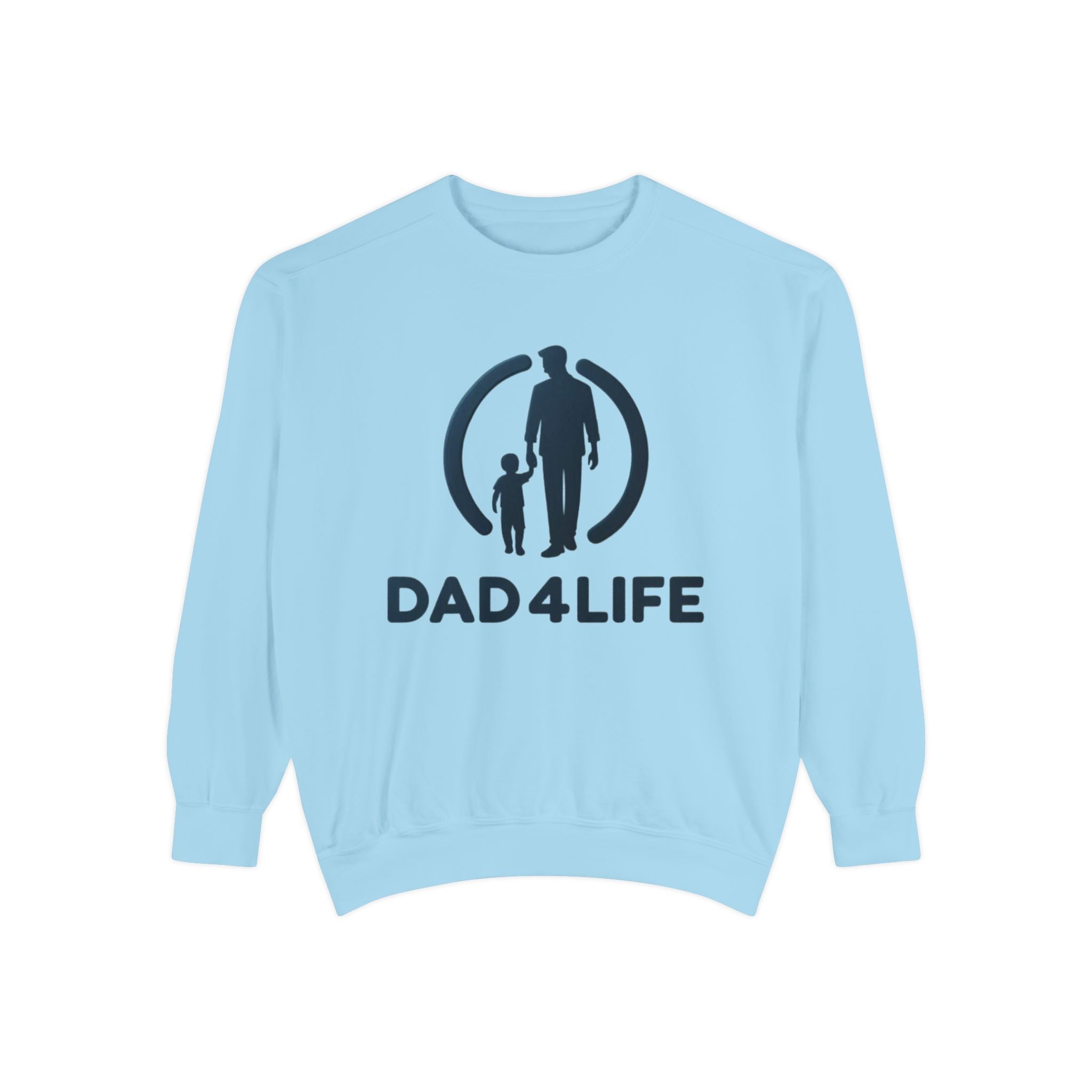 Dad 4 Life Sweatshirt — Father & Son Graphic Crewneck