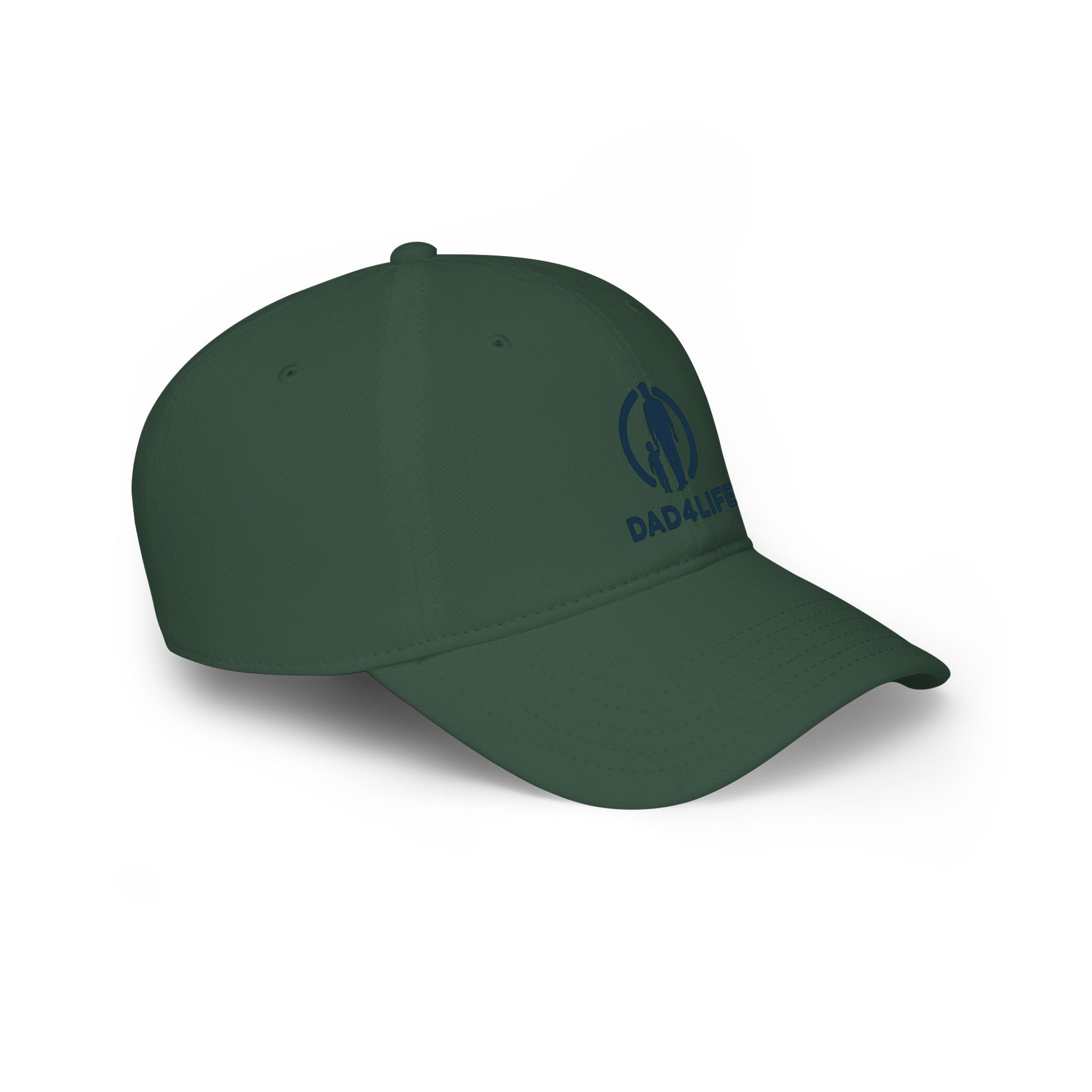 Dad4Life Low Profile Baseball Cap — Father & Child Logo Dad Hat