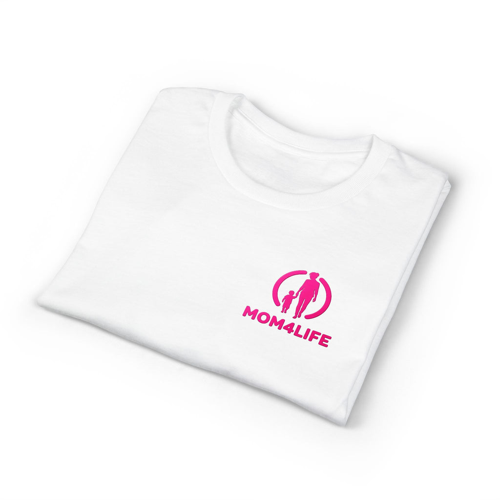 T-shirt « Mom Life » – Tee-shirt graphique silhouette de maman rose