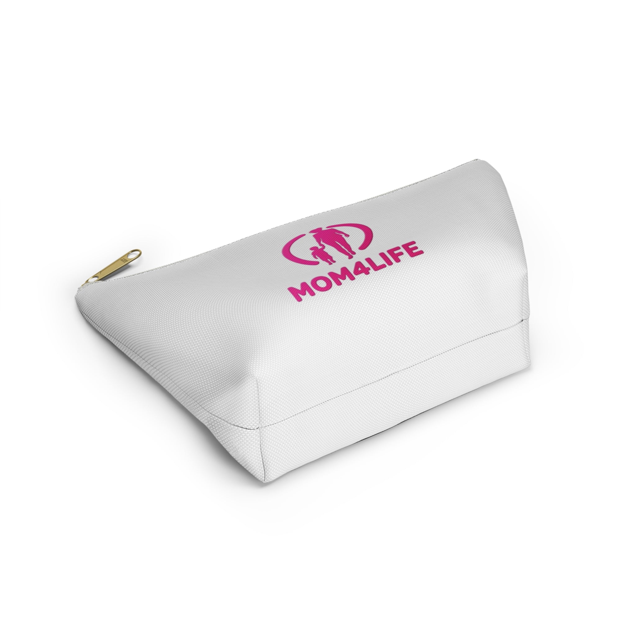 Mom4Life Accessory Pouch – Pink Mother & Child Makeup Bag