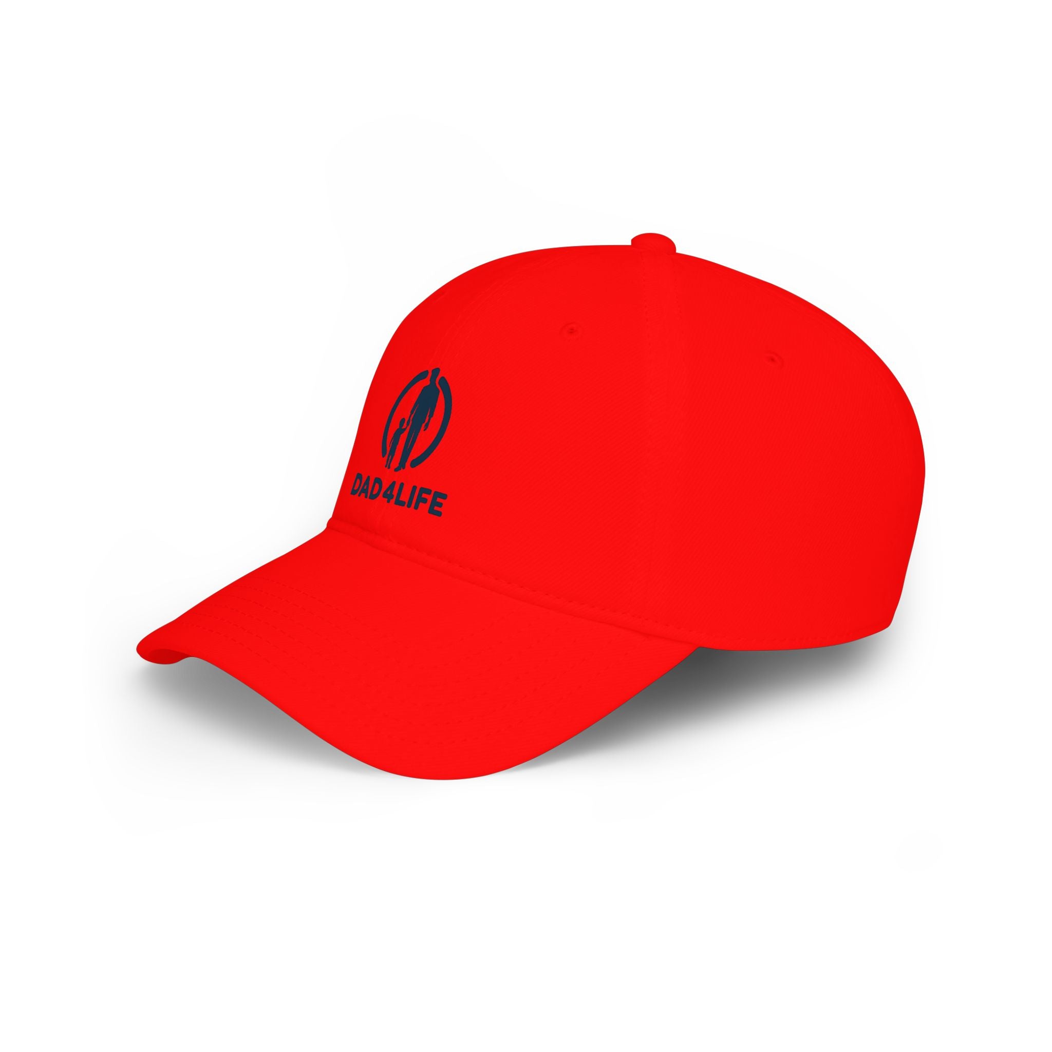 Dad4Life Low Profile Baseball Cap — Father & Child Logo Dad Hat
