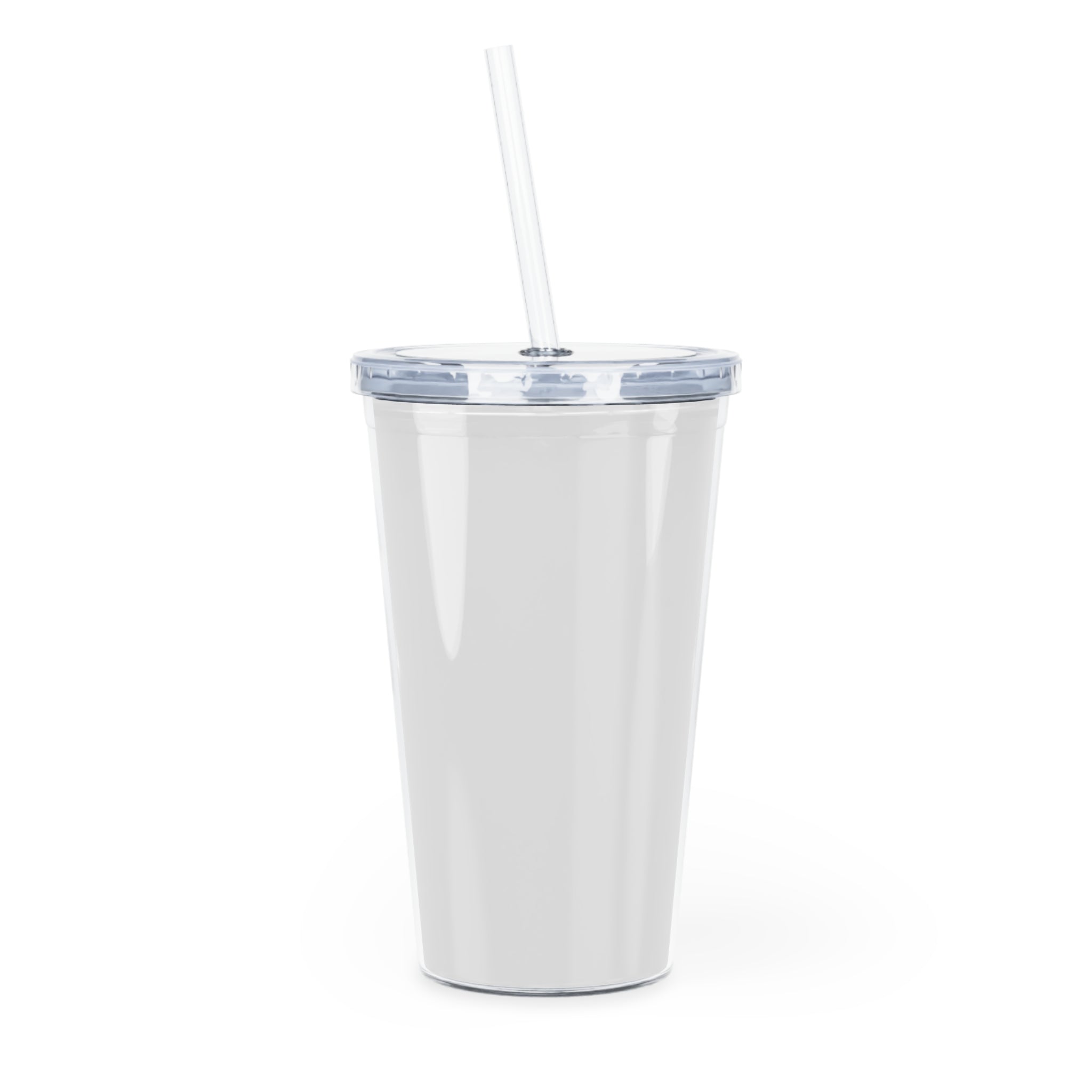 Mom4Life Plastic Tumbler with Straw — Pink Mom & Child Travel Cup