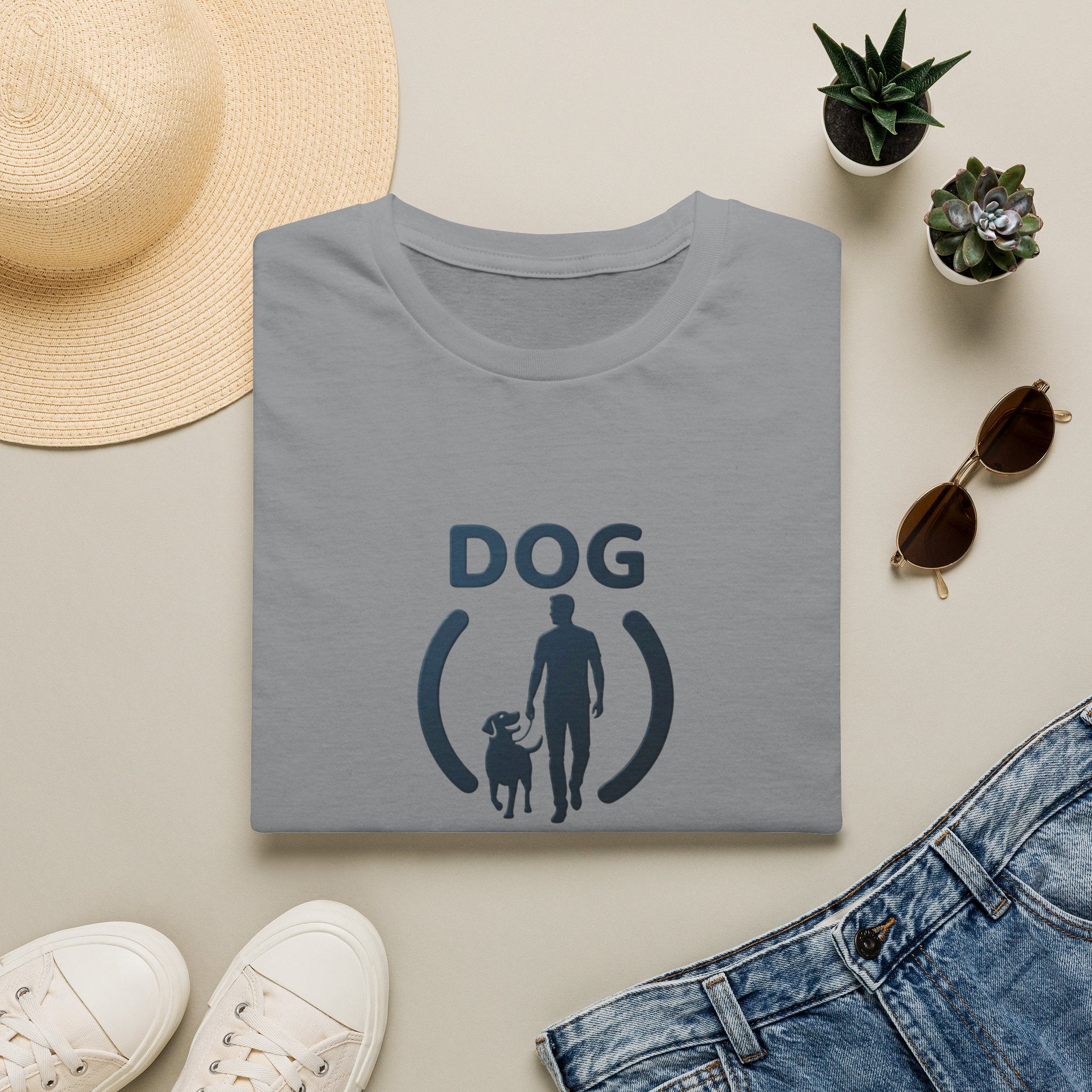 Dog Dad T-Shirt — "DOG DAD4LIFE" Graphic Tee for Dog Lovers