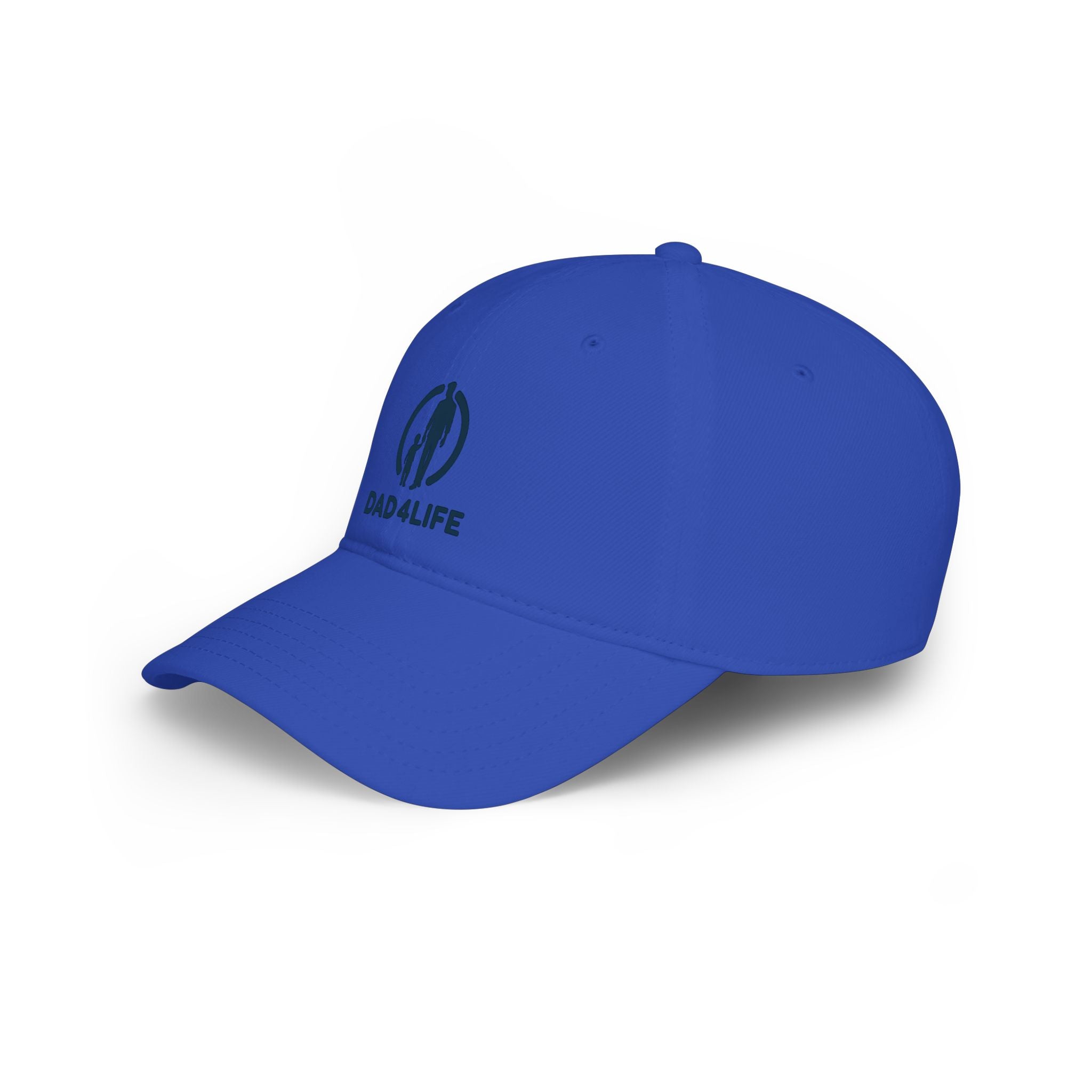 Dad4Life Low Profile Baseball Cap — Father & Child Logo Dad Hat