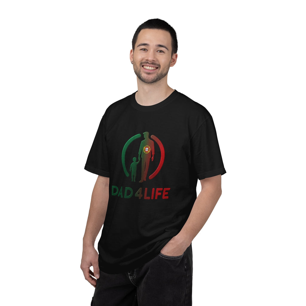 T-shirt « Dad 4 Life » — T-shirt imprimé silhouette Père et Fils
