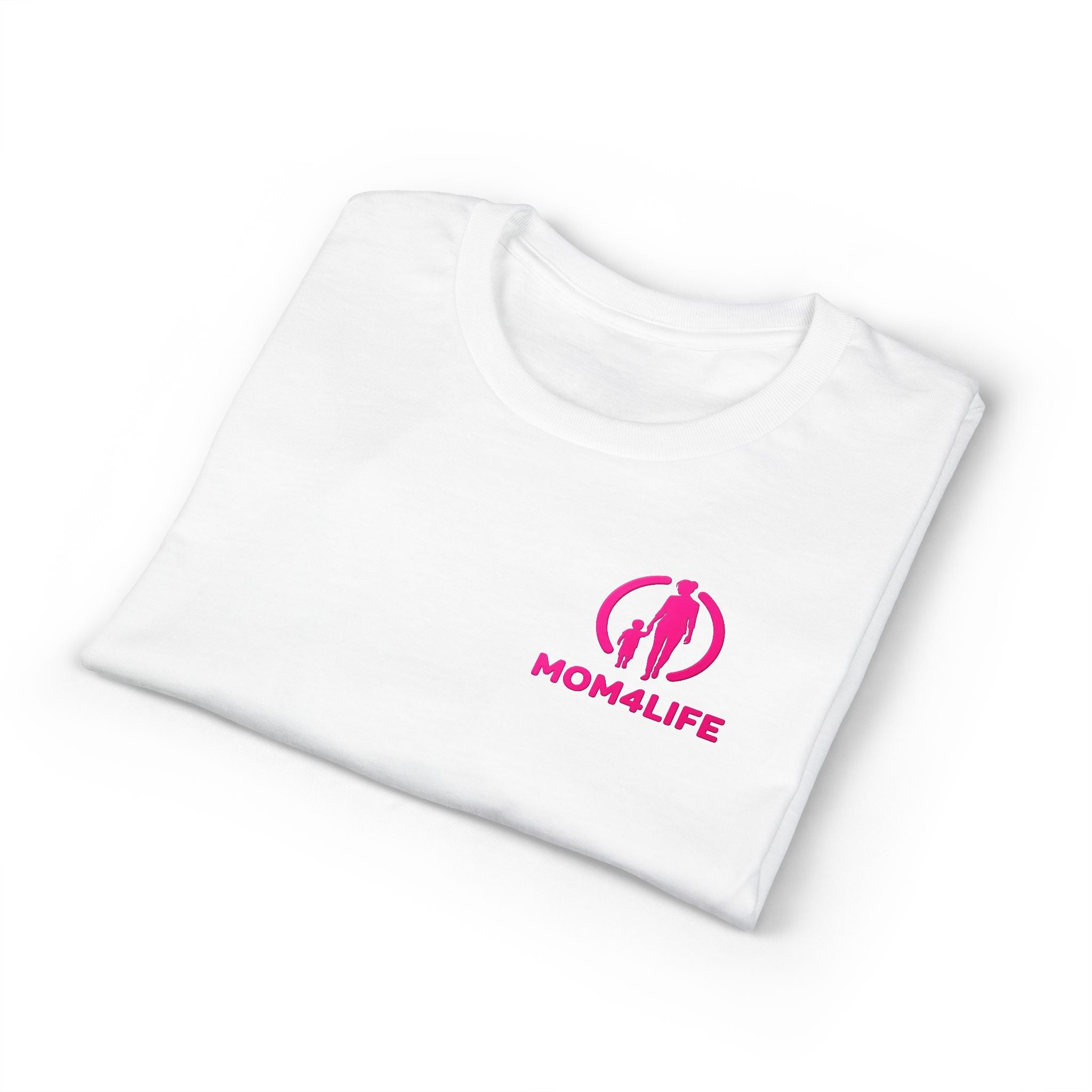 Mom4Life T-Shirt — Pink Mom & Child Graphic Tee | Mother’s Day Gift