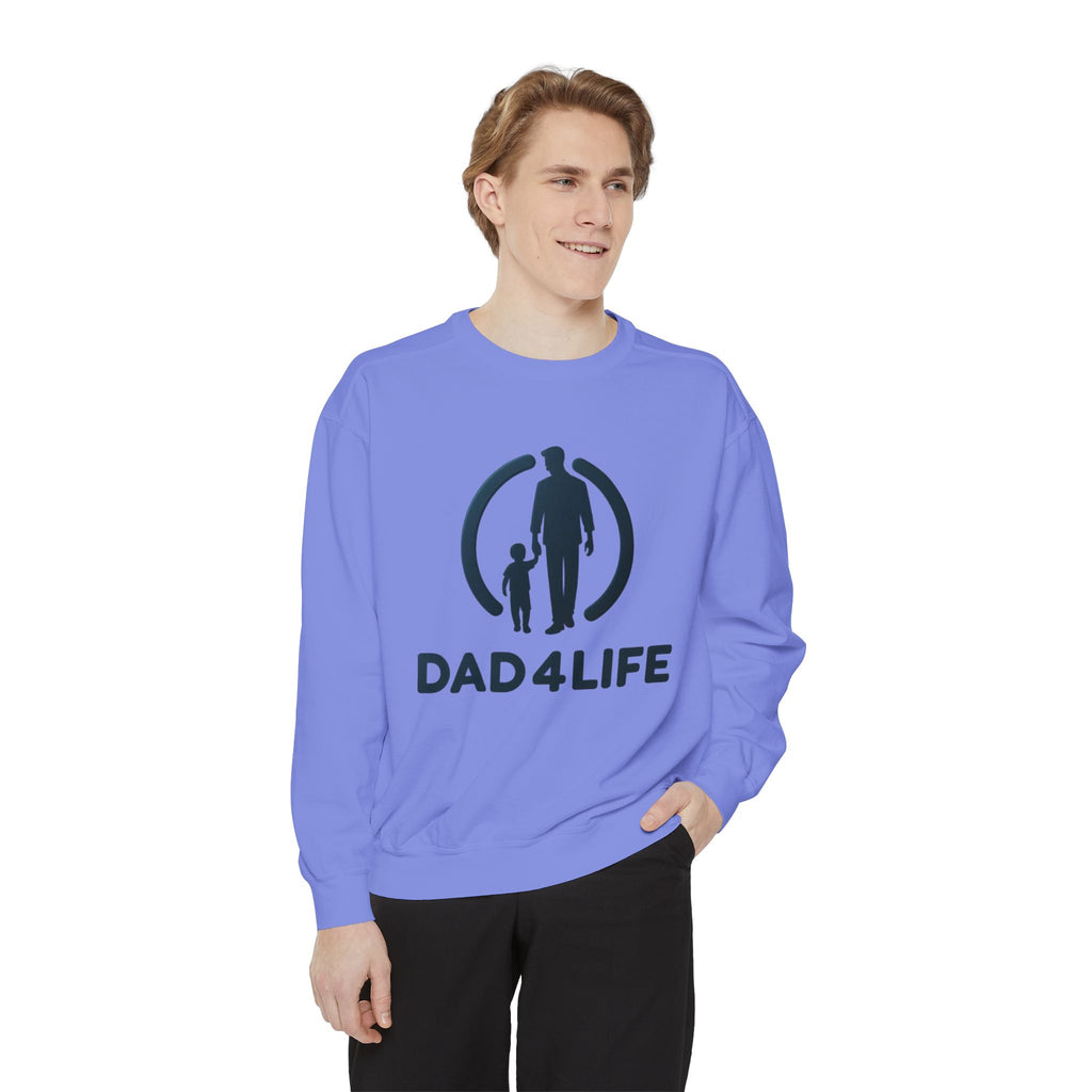 Sudadera Papá de por Vida — Cuello redondo con gráfico para Padre e Hijo