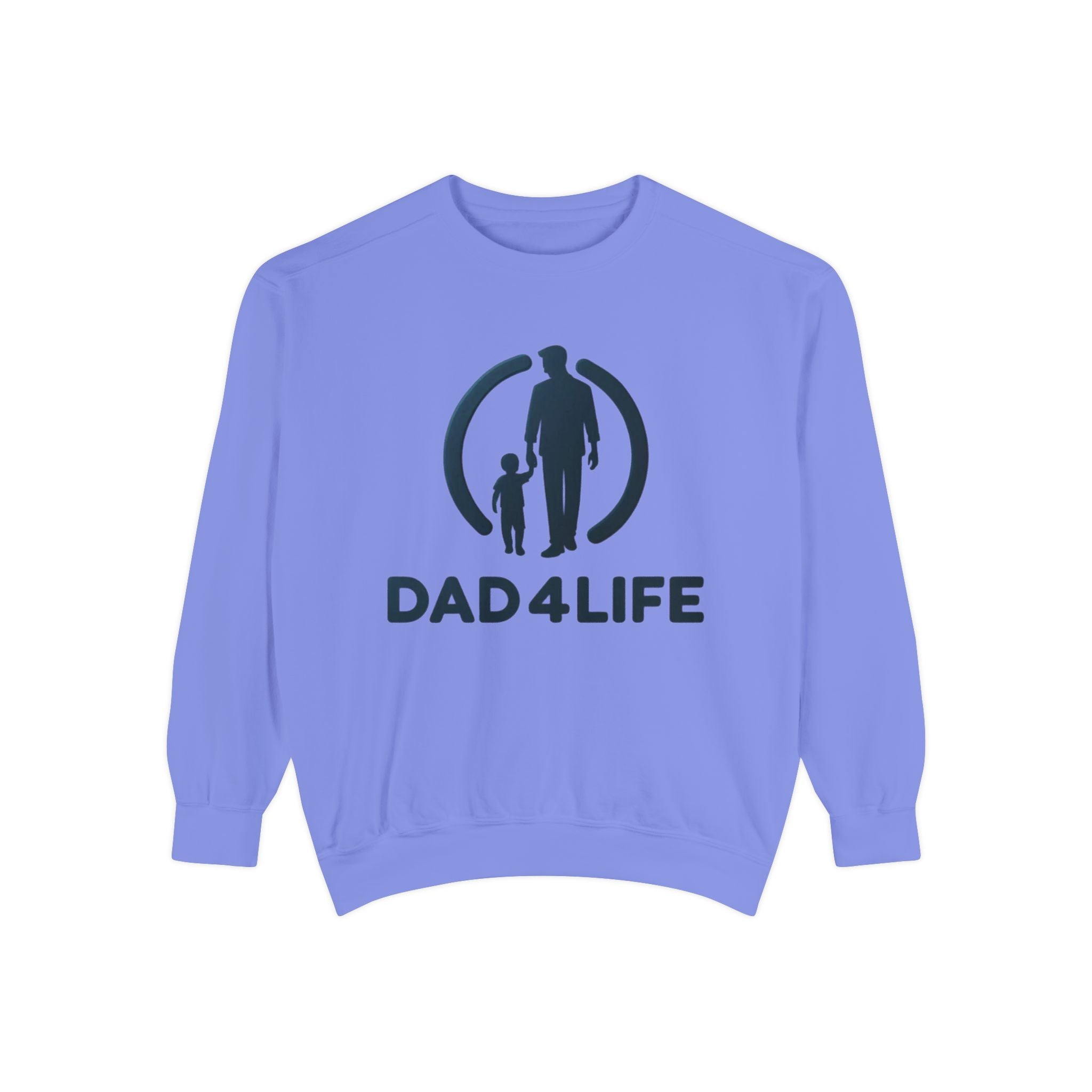 Dad 4 Life Sweatshirt — Father & Son Graphic Crewneck