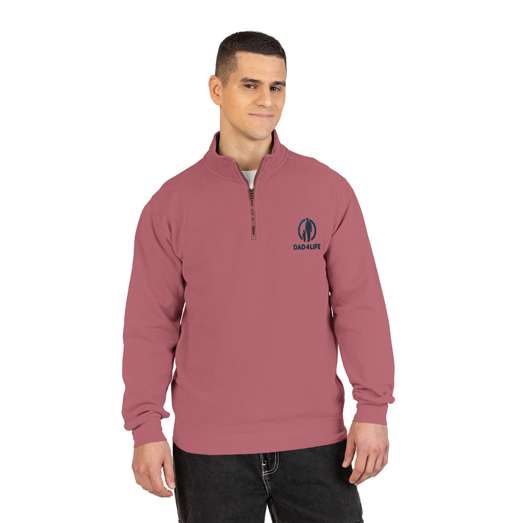 Quarter-Zip Sweatshirt — Bad-Lives Logo Pullover
