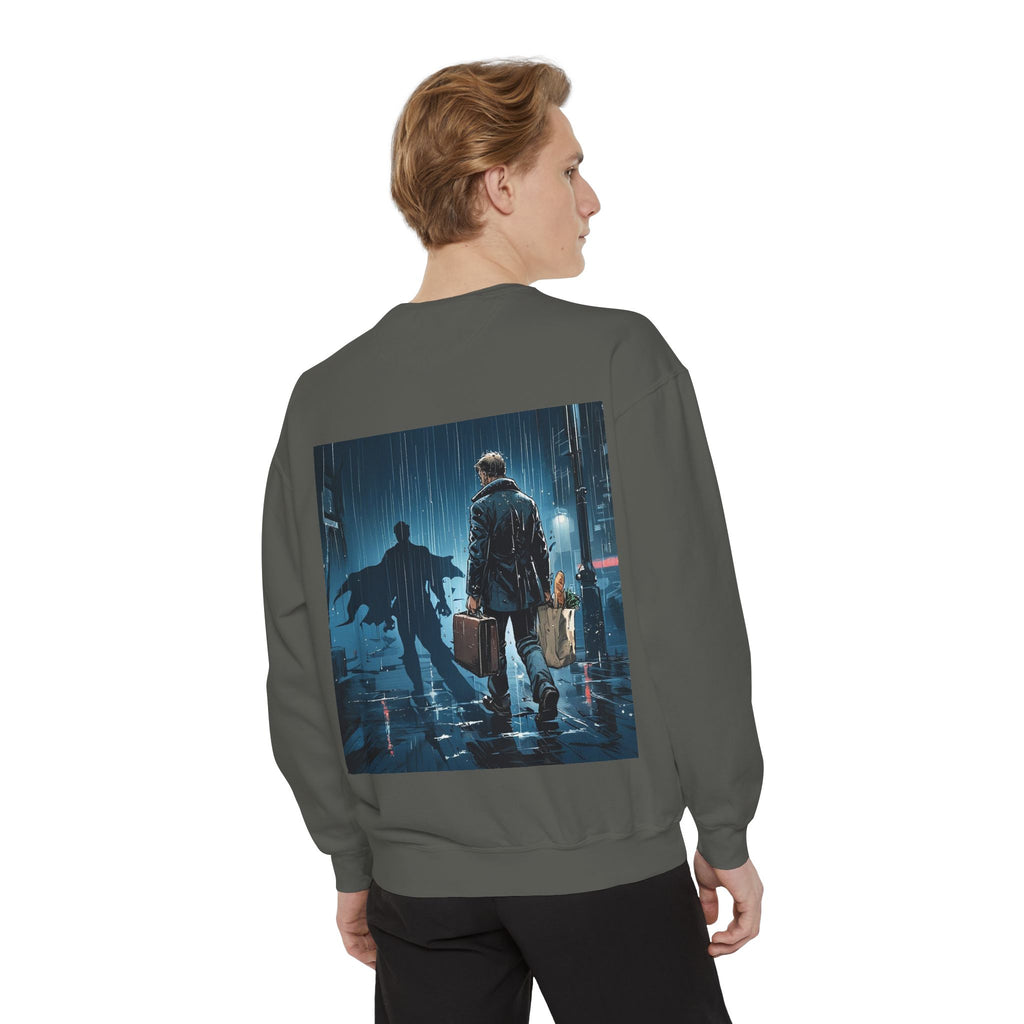 Sudadera Papá de por Vida — Cuello redondo con gráfico para Padre e Hijo