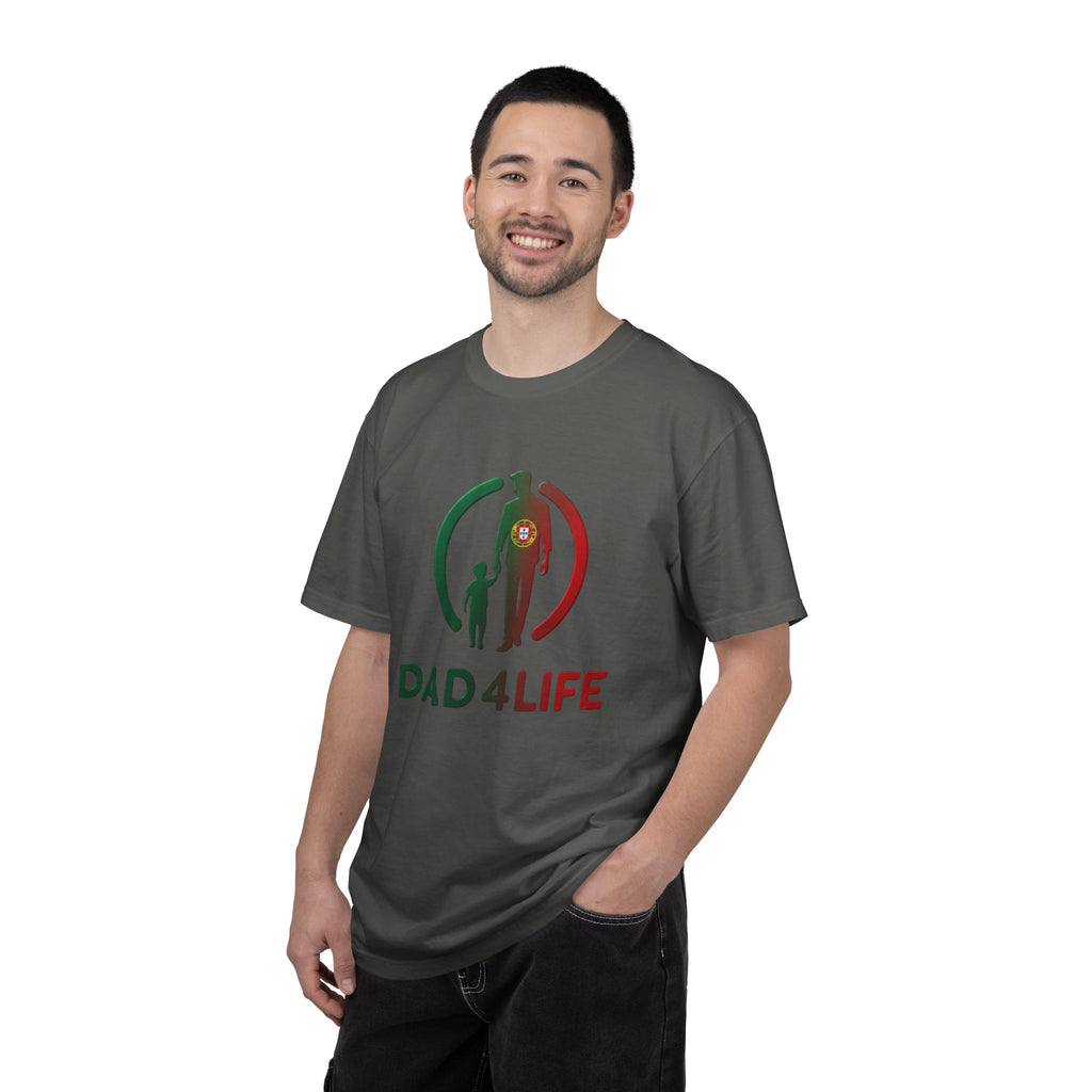 T-shirt « Dad 4 Life » — T-shirt imprimé silhouette Père et Fils