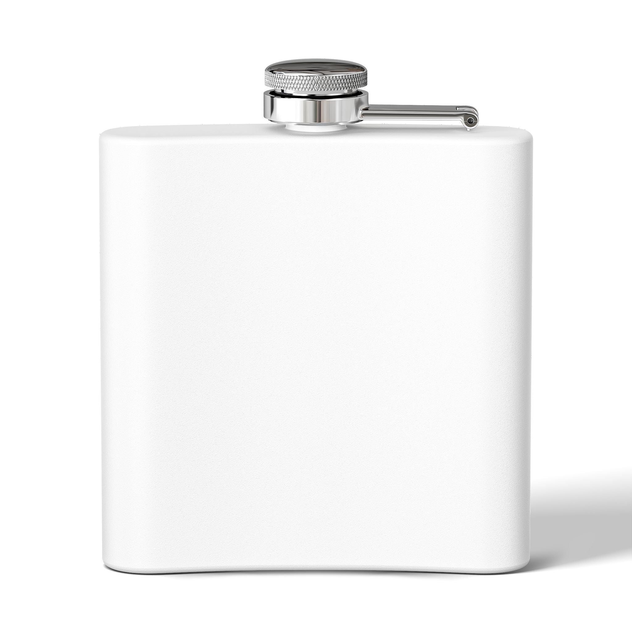 6oz Stainless Steel Flask — "DAD 4 LIFE" Father & Son Graphic, Father's Day Gift