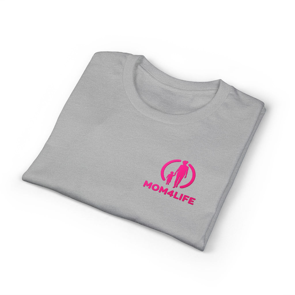 T-shirt « Mom Life » – Tee-shirt graphique silhouette de maman rose