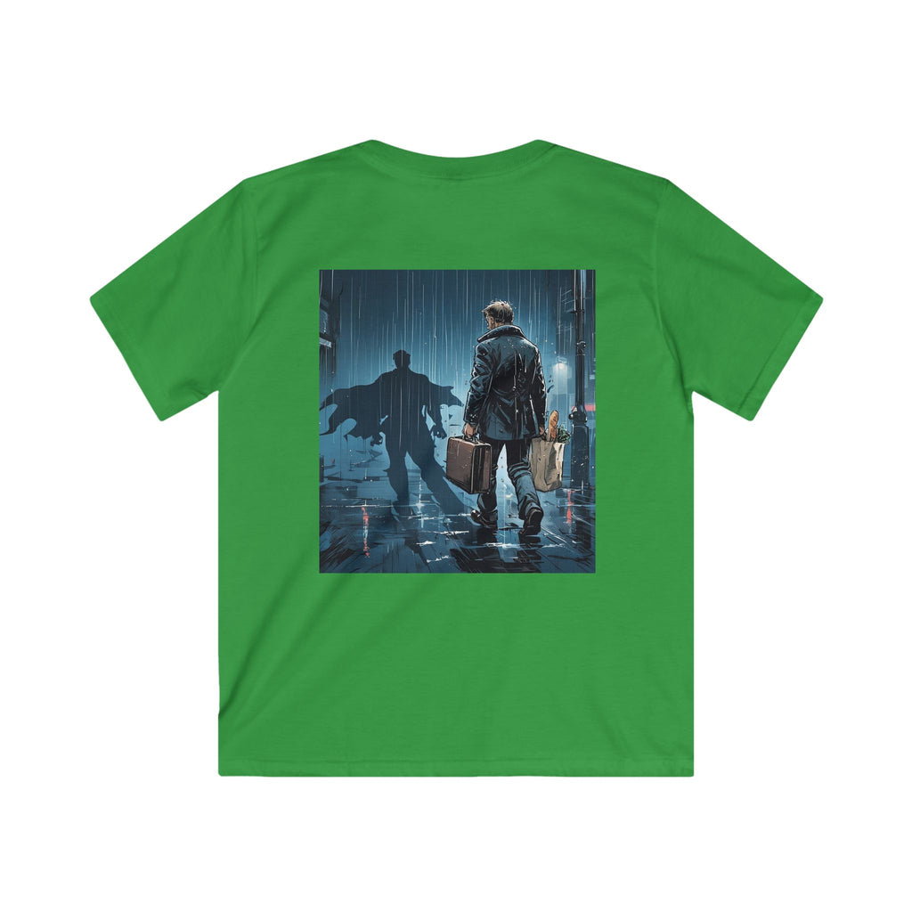Kids Tee — "DAD 4 LIFE" Father & Son Silhouette Graphic