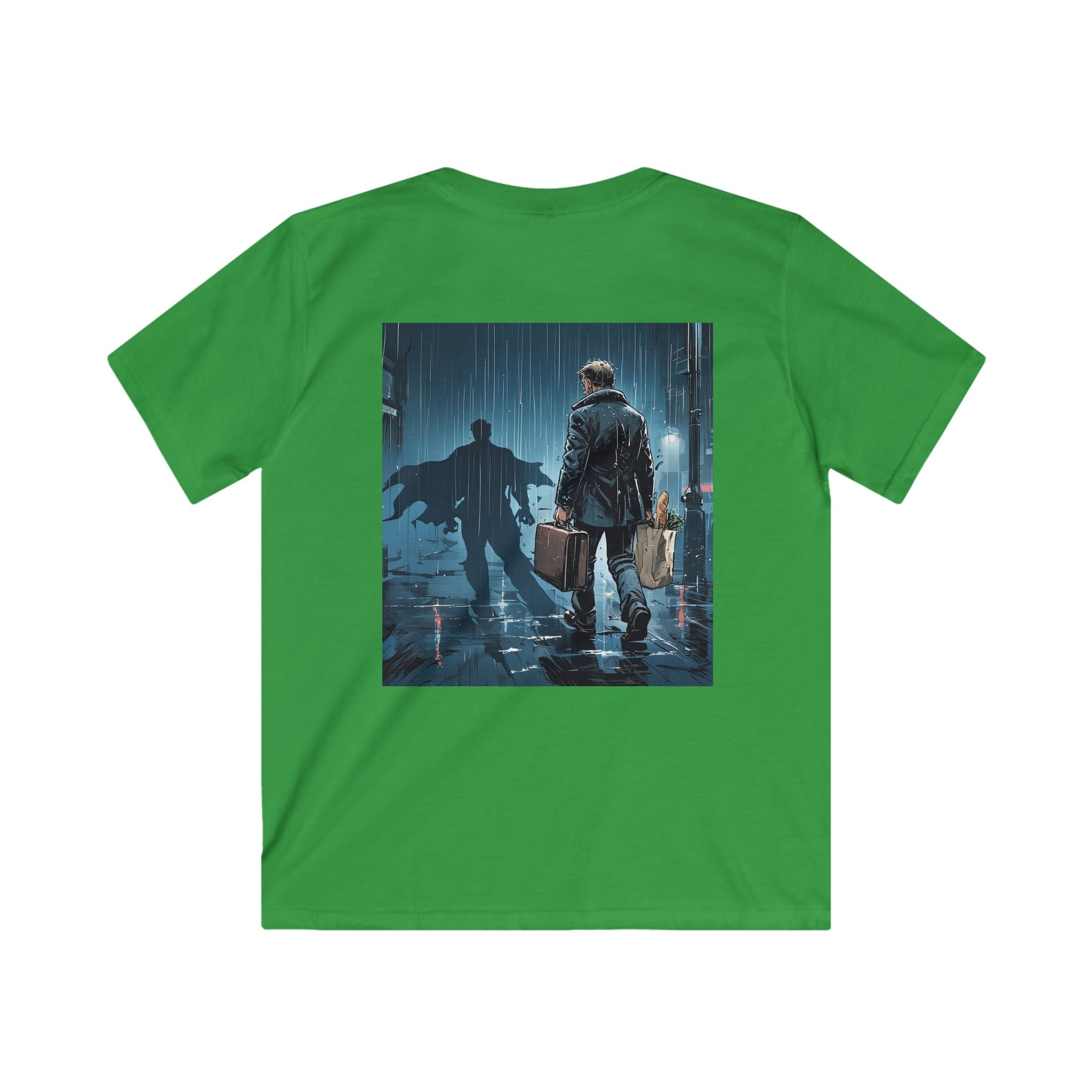 Kids Tee — "DAD 4 LIFE" Father & Son Silhouette Graphic