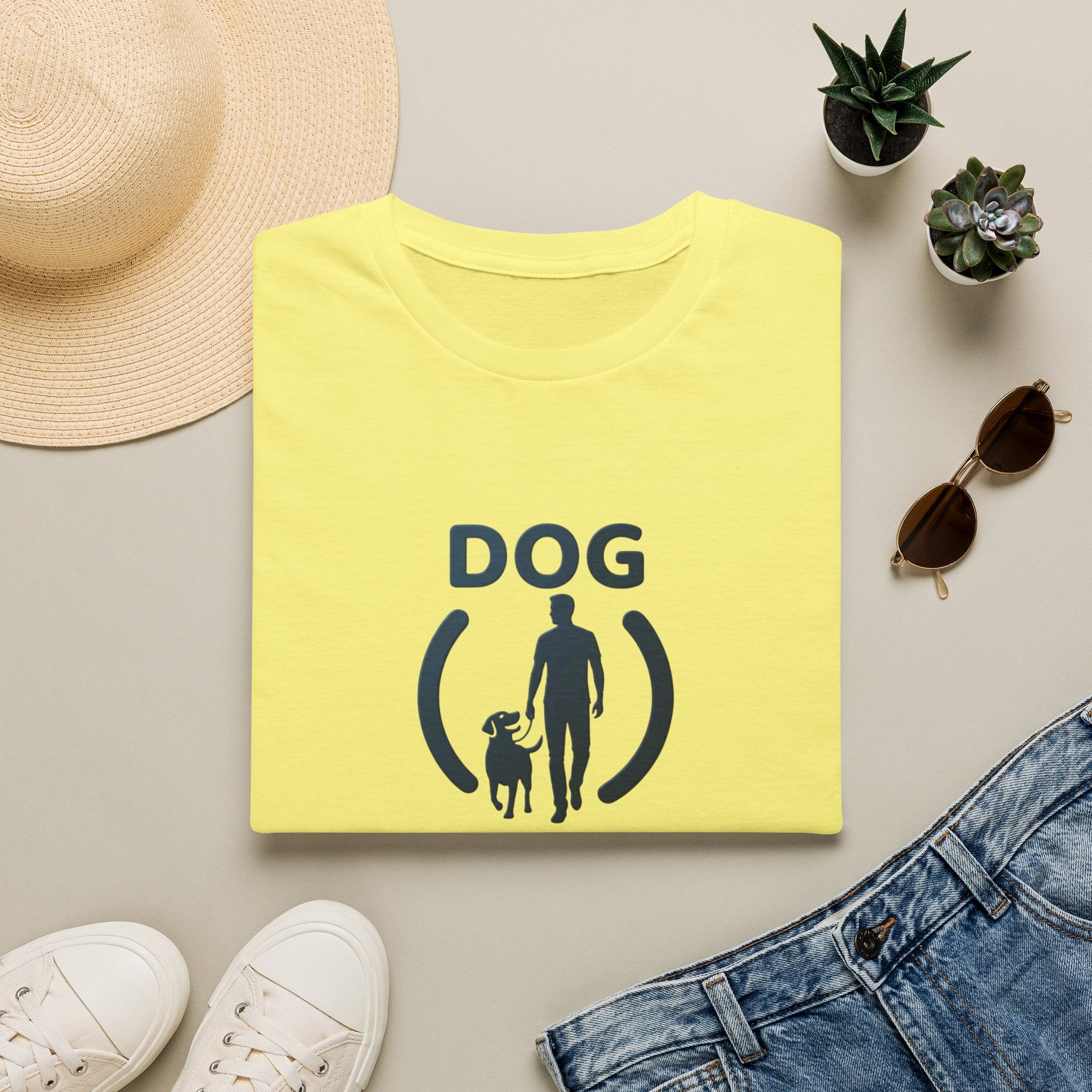 Dog Dad T-Shirt — "DOG DAD4LIFE" Graphic Tee for Dog Lovers