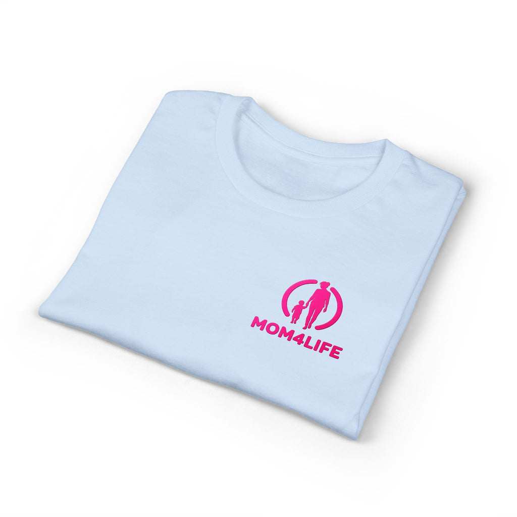 T-shirt « Mom Life » – Tee-shirt graphique silhouette de maman rose