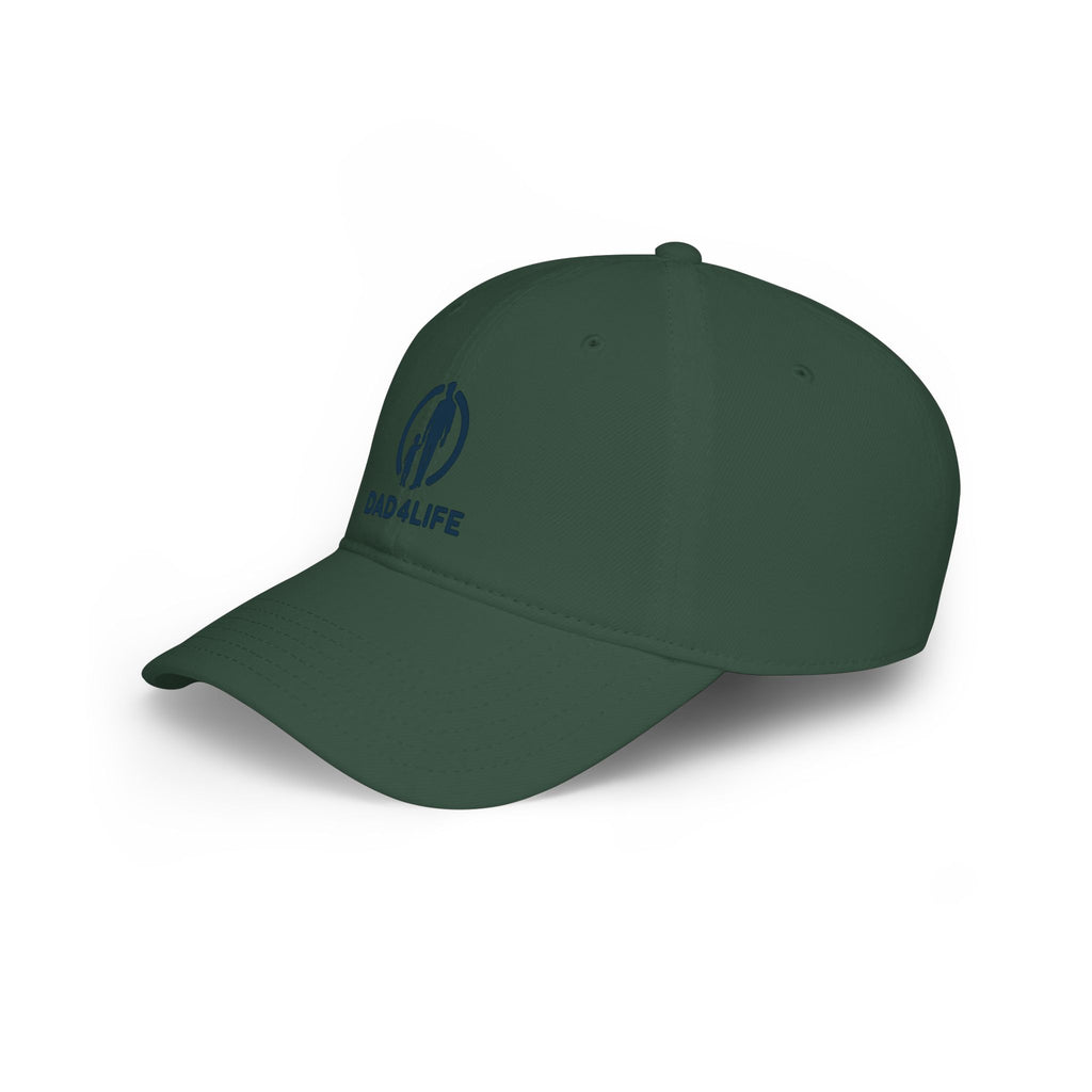 Dad4Life Low Profile Baseball Cap — Father & Child Logo Dad Hat