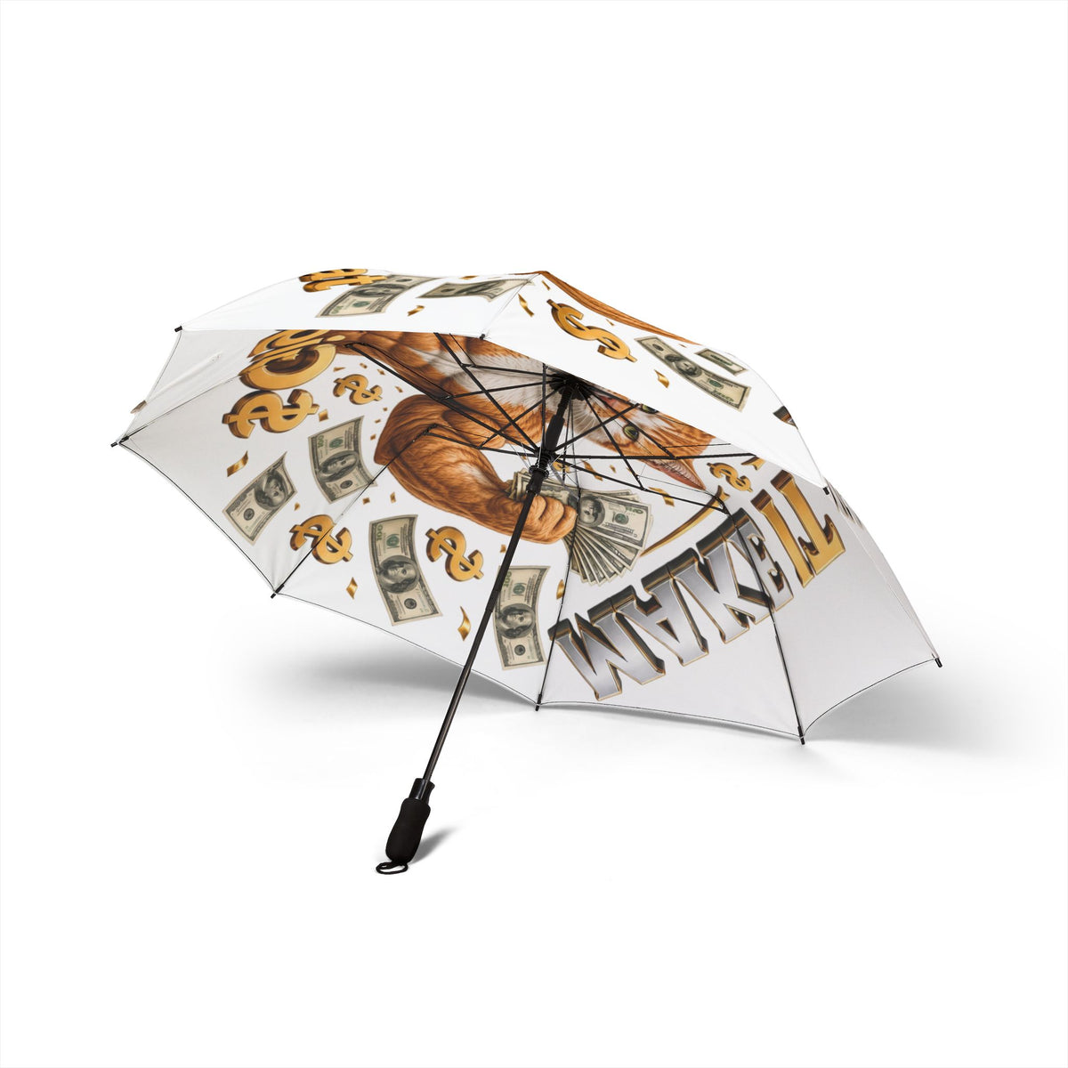 $Gigacat Make it train Semi-Automatic Foldable Umbrella