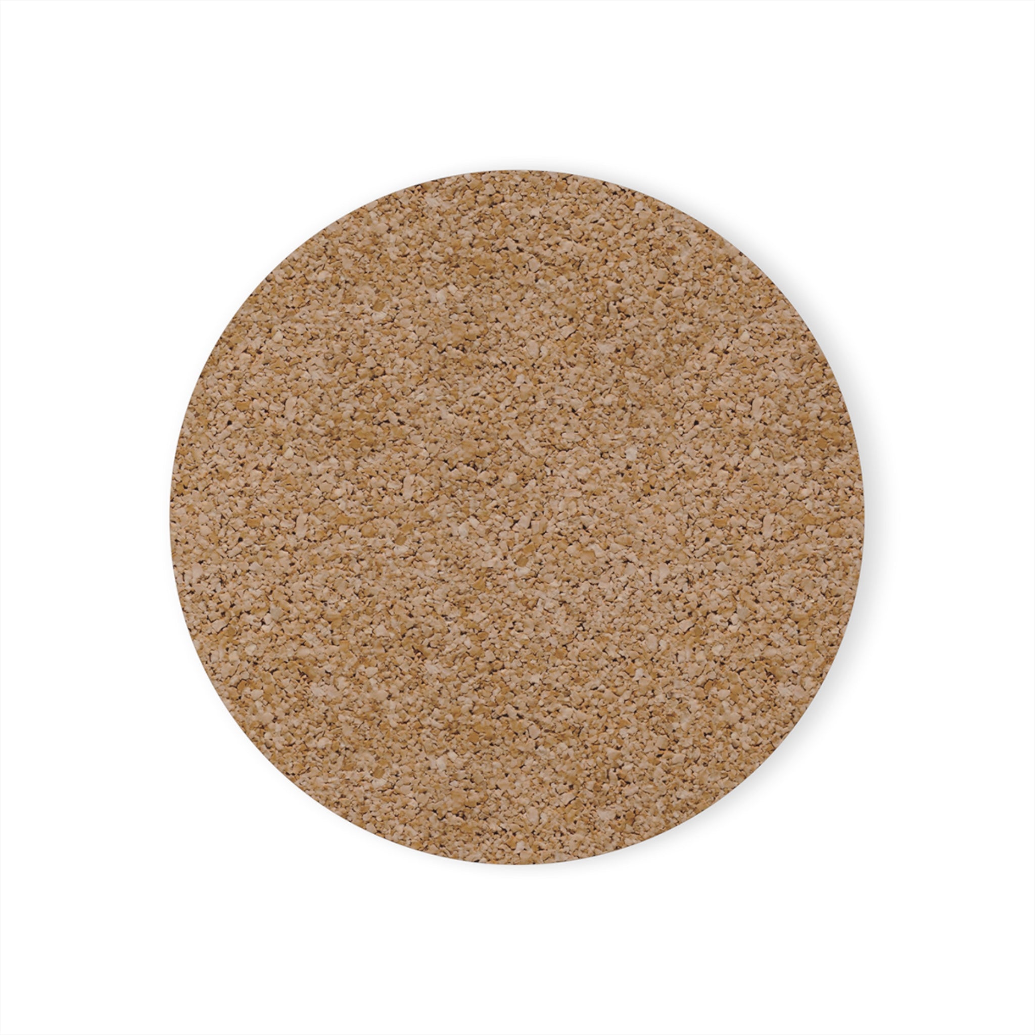 Mom4Life Cork Back Coaster — Pink Mom and Child Silhouette Drink Coaster