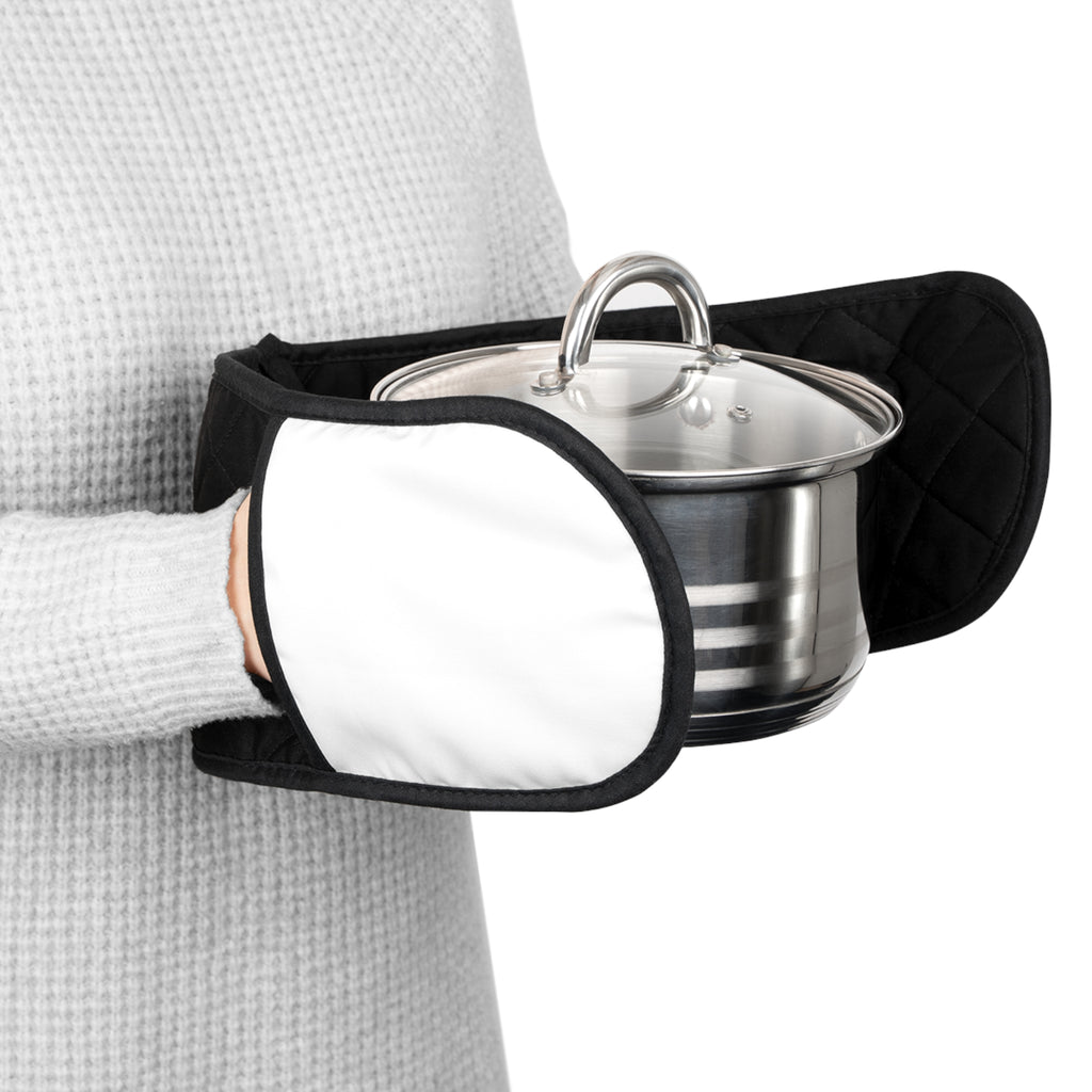 Double Oven Mitts - 'Dad 4 Life' Grill & Kitchen Heat-Resistant Sleeve