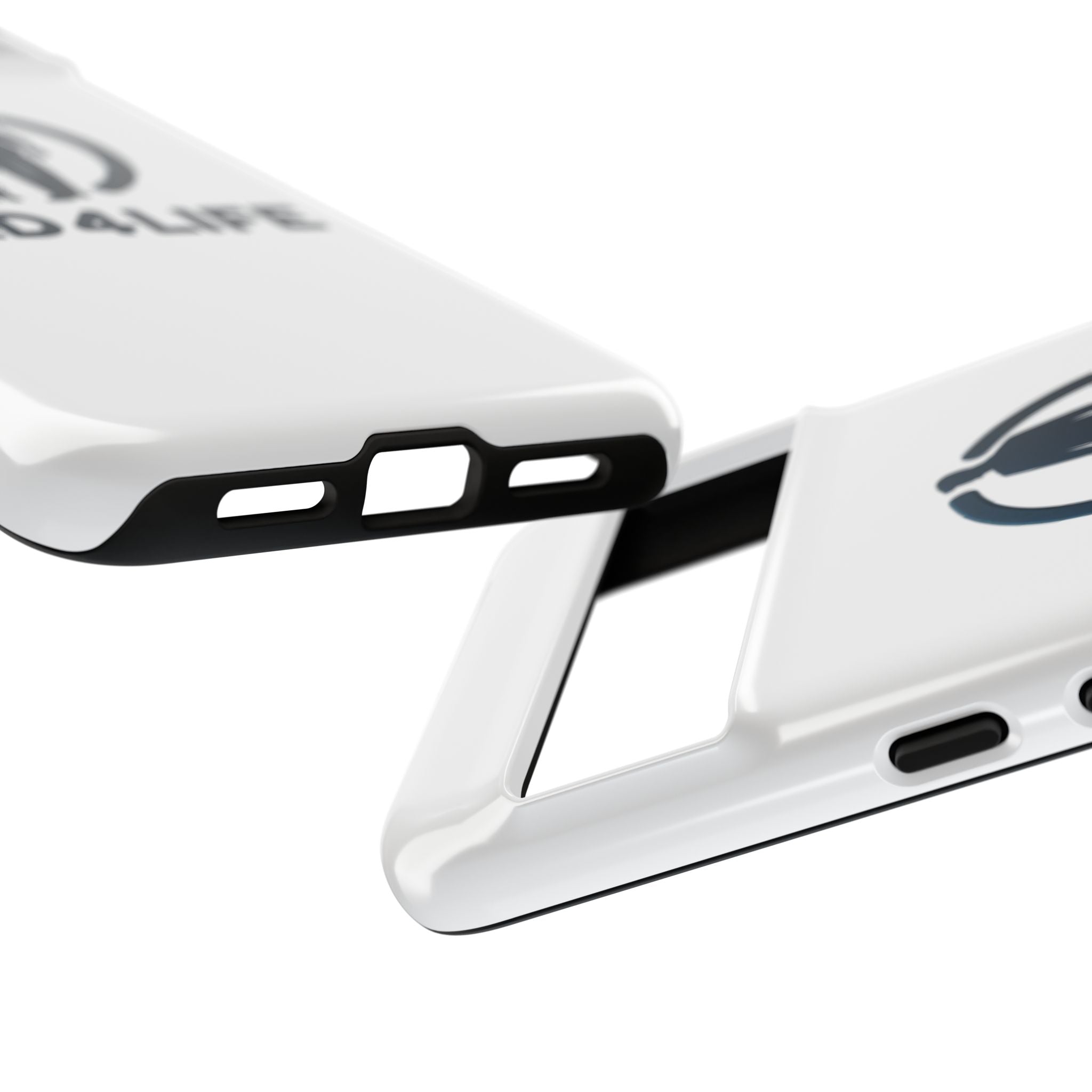 Funda protectora para teléfono Dad4Life — Funda protectora con silueta de padre e hijo