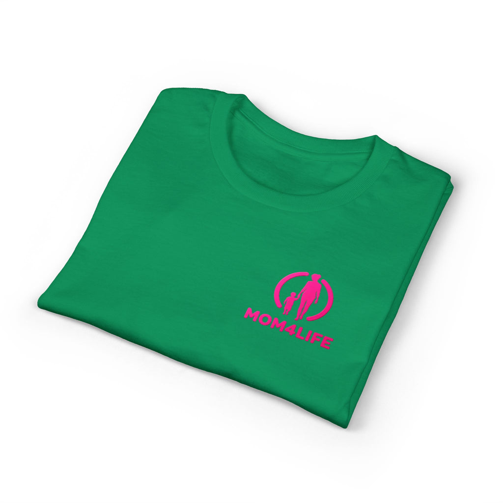 T-shirt « Mom Life » – Tee-shirt graphique silhouette de maman rose