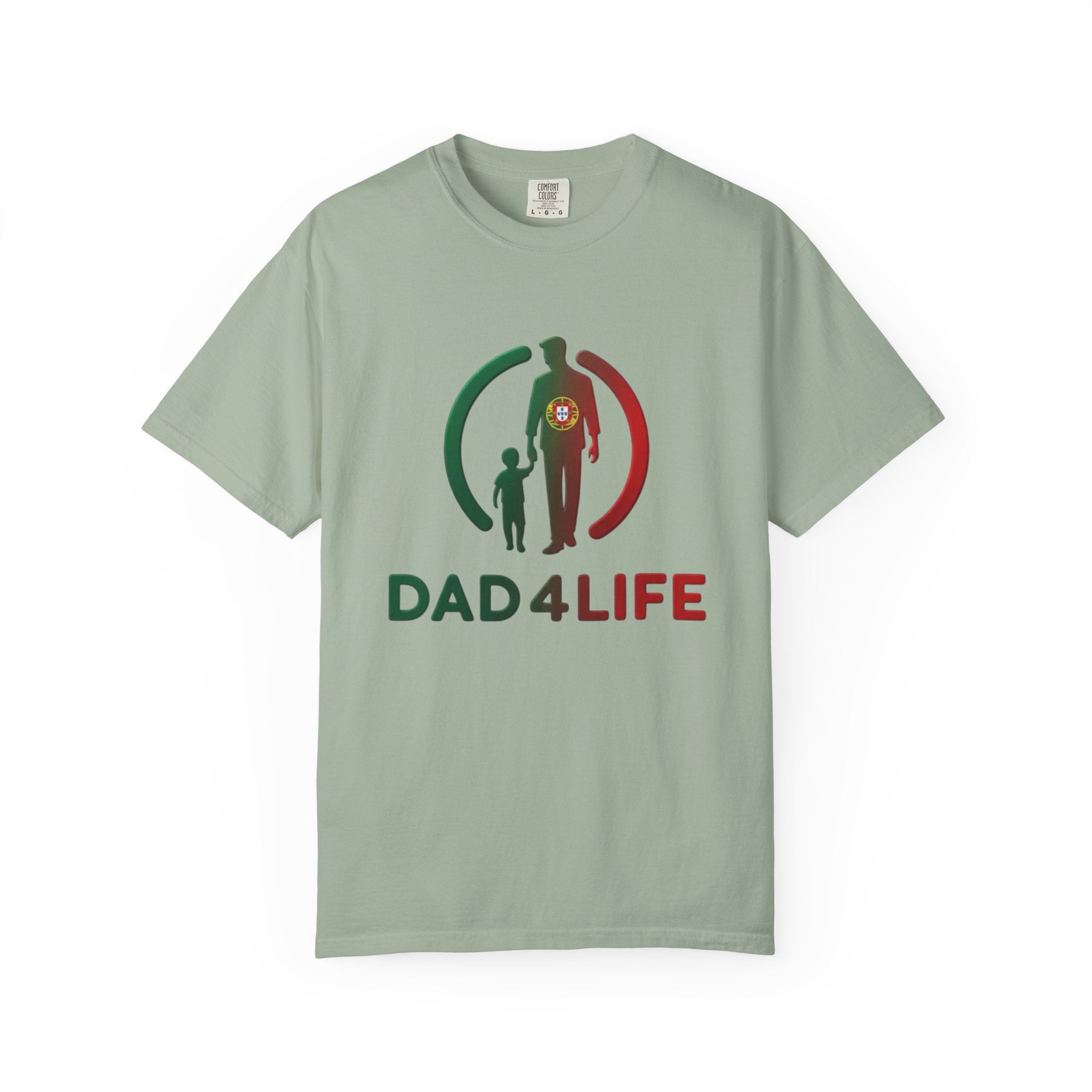 Dad 4 Life T-Shirt — Father & Son Silhouette Graphic Tee